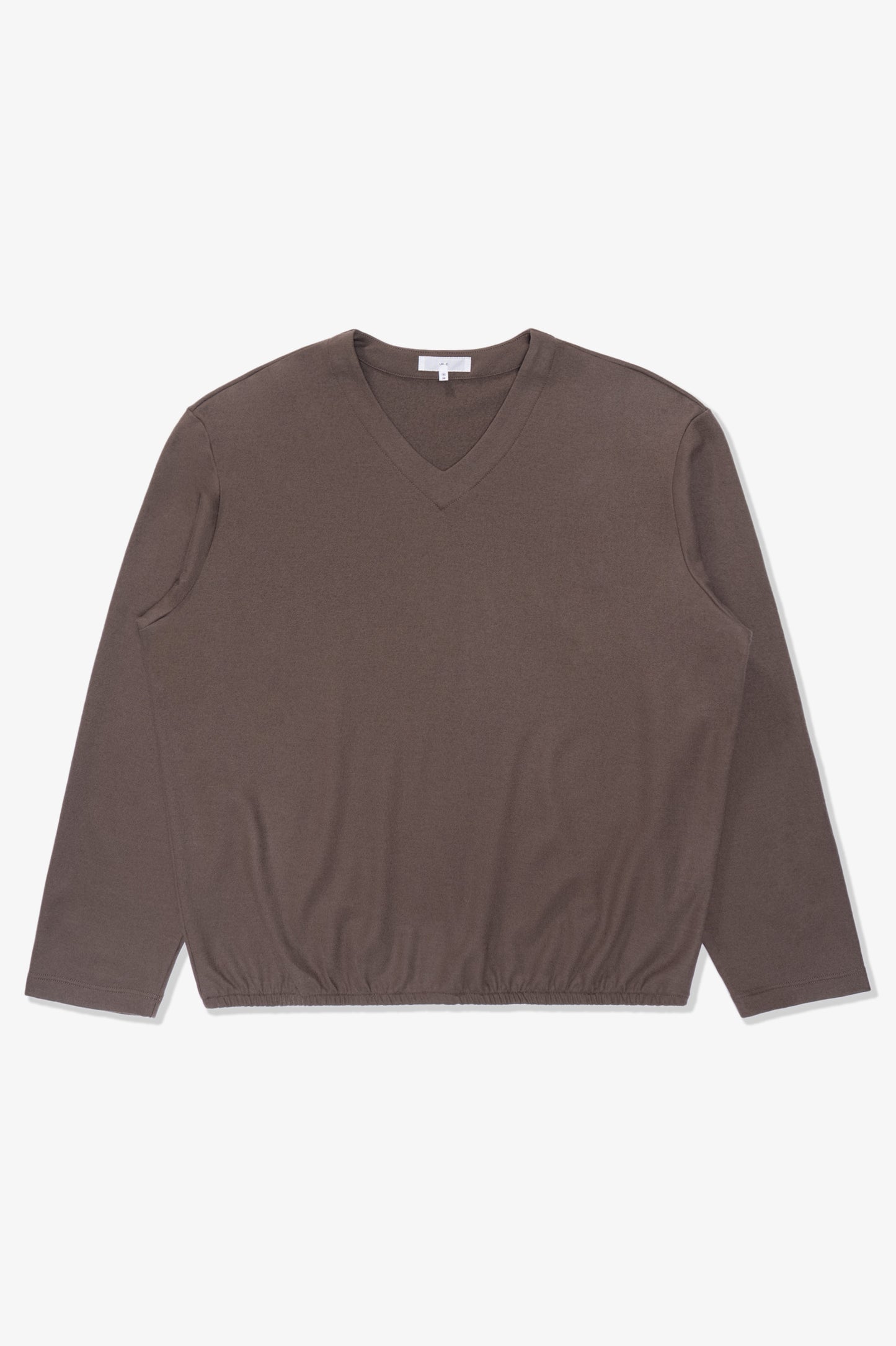 Overhead flat-lay of LW1700 Wool Sleepers Top