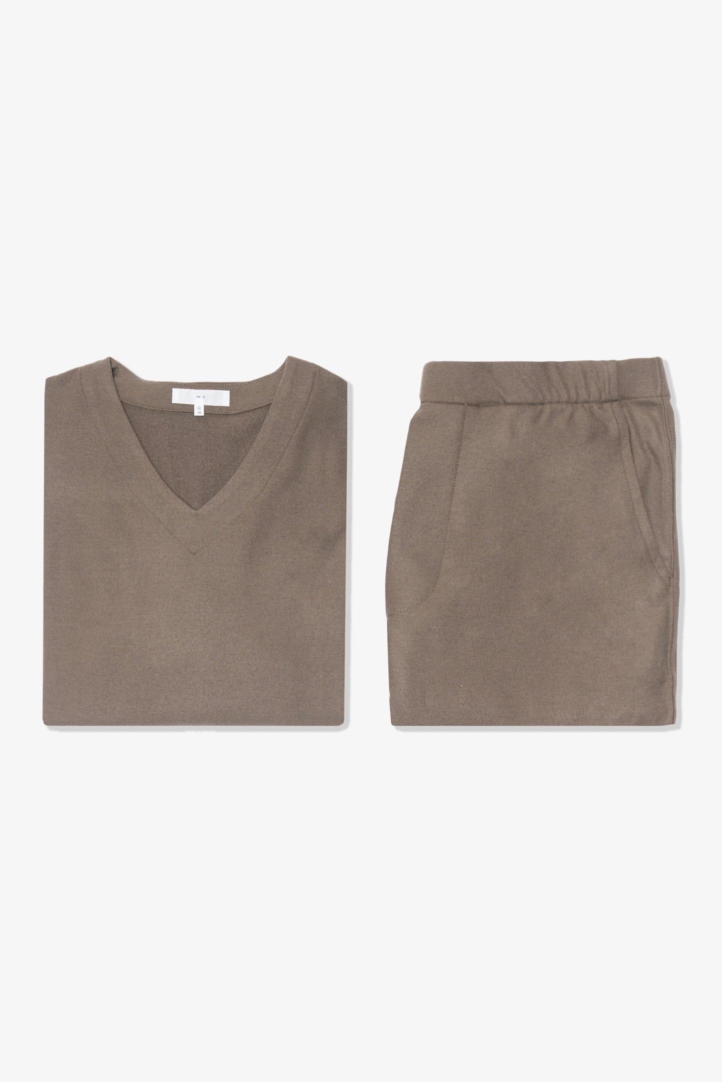 WOOL SLEEPER SET - CEMENT