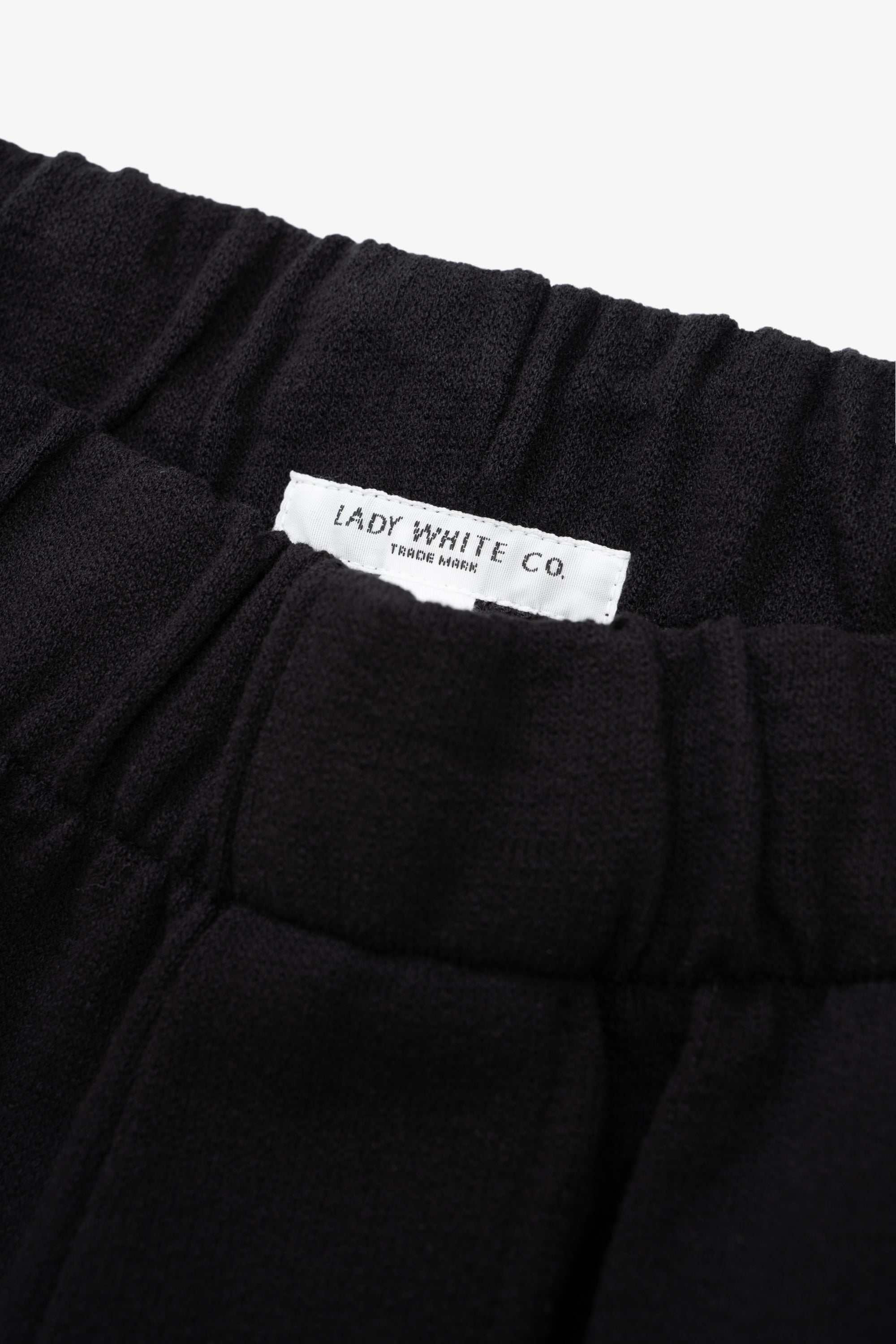 TEXTURED LOUNGE SHORT - BLACK