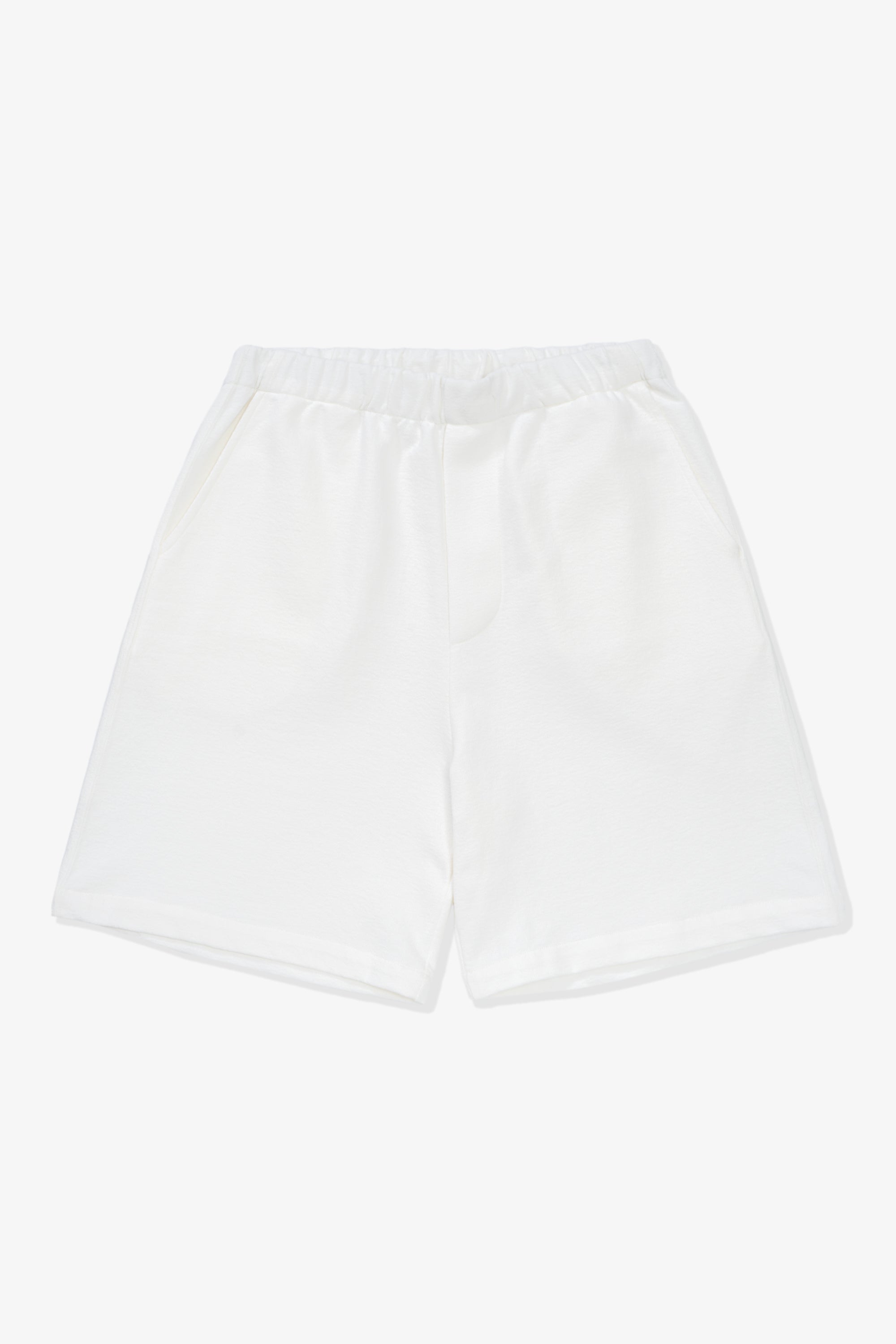 TEXTURED LOUNGE SHORT - WHITE