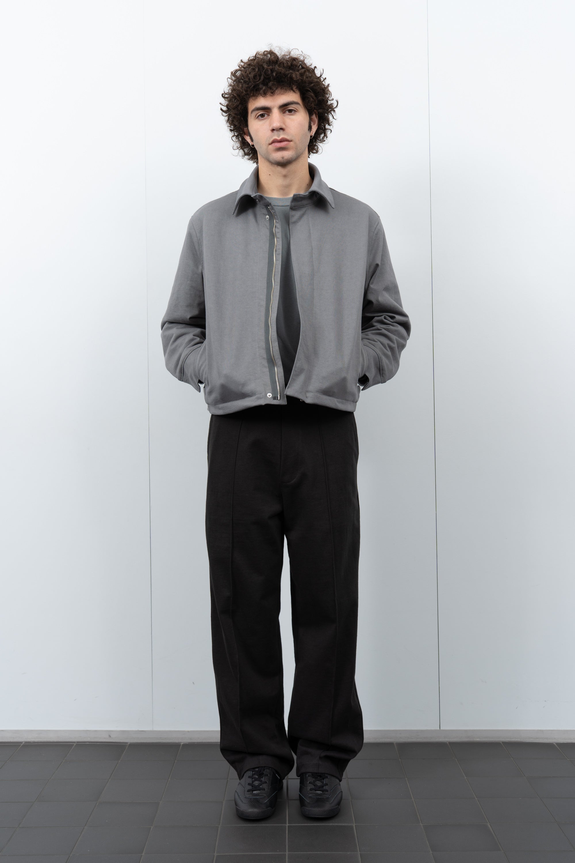 LW1985 Padded Work Jacket on a model