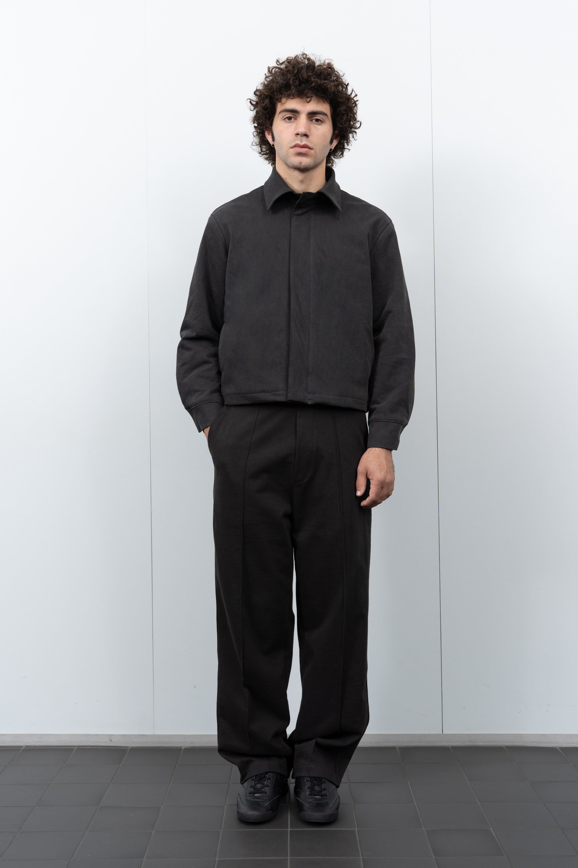 LW1985 Padded Work Jacket on a model