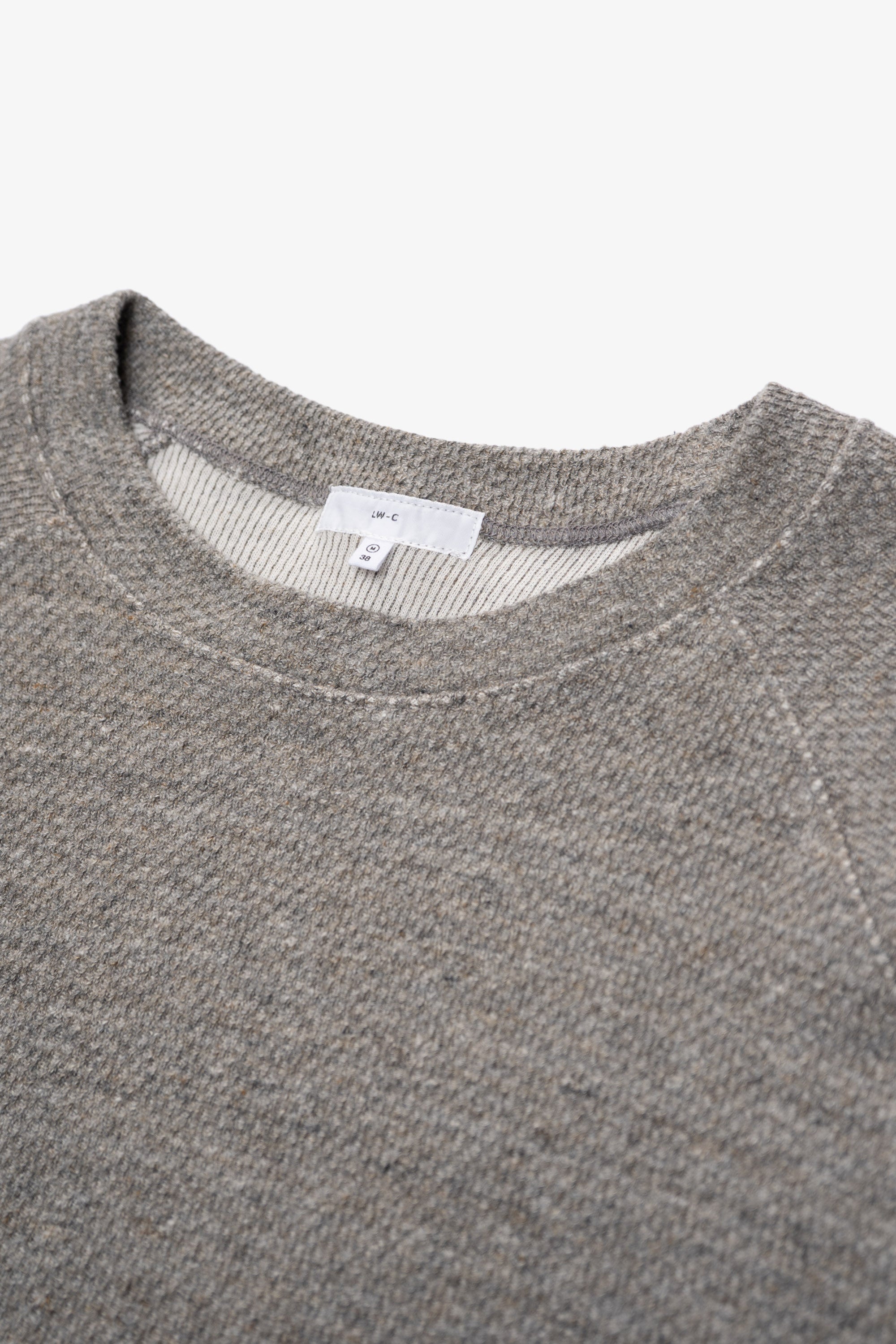 RAGLAN THERMAL - GREY MELANGE