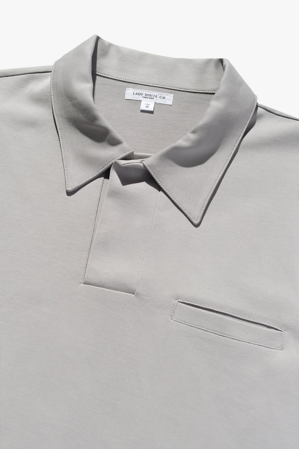 Lady white clearance co placket polo