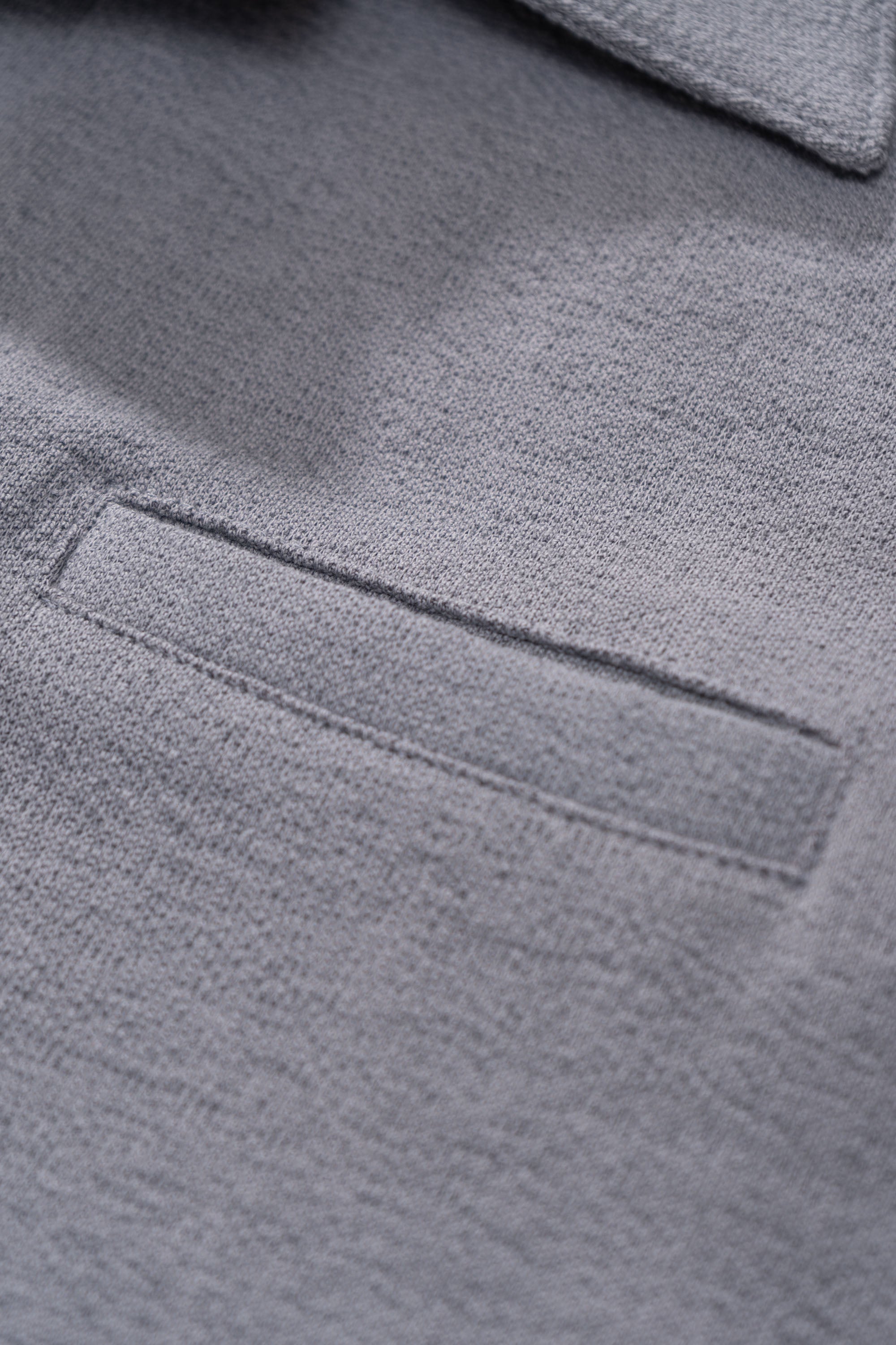 TEXTURED RICHMOND POLO - PIGMENT CHALK – LADY WHITE CO.