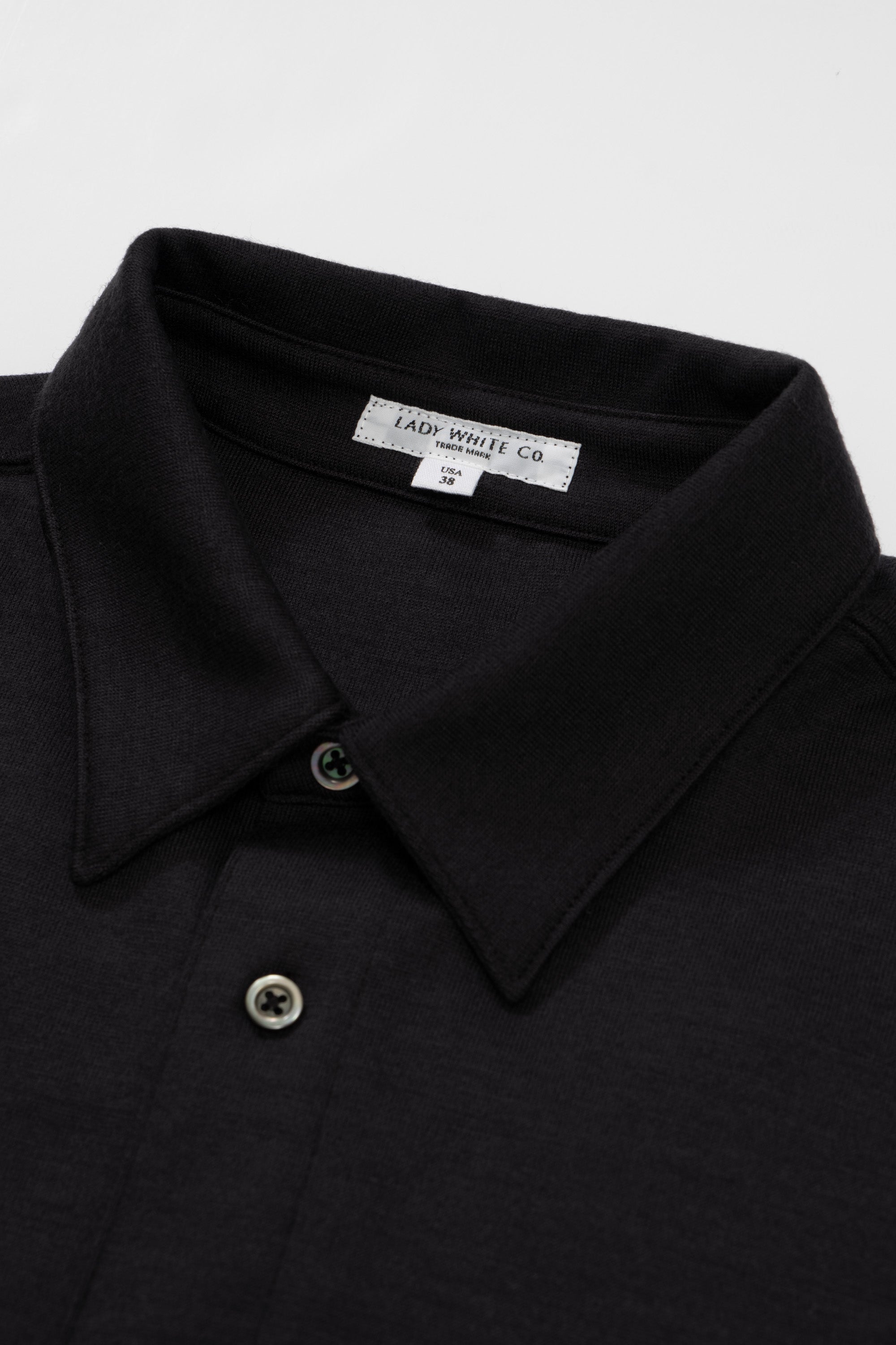 WOOL BUTTON UP - DARK PURPLE