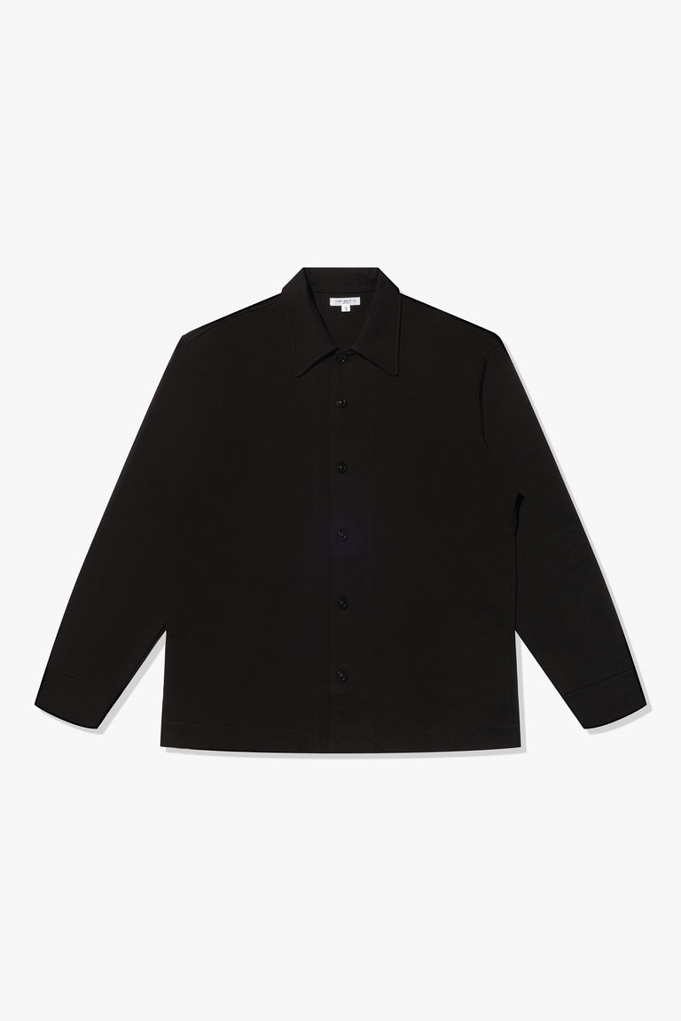 Lady White Co. S/S Jersey Button Up - Black M