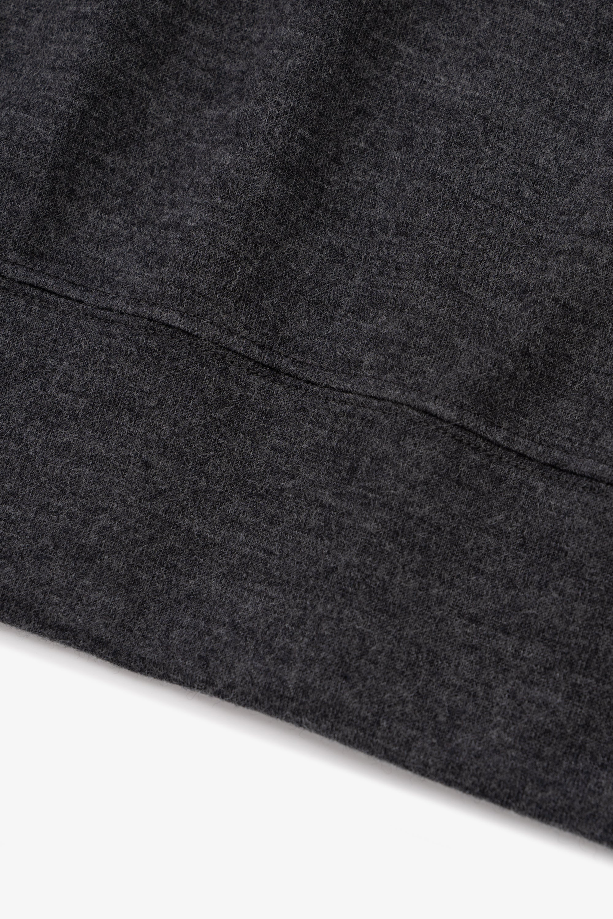 WOOL JERSEY SWEATER - CHARCOAL