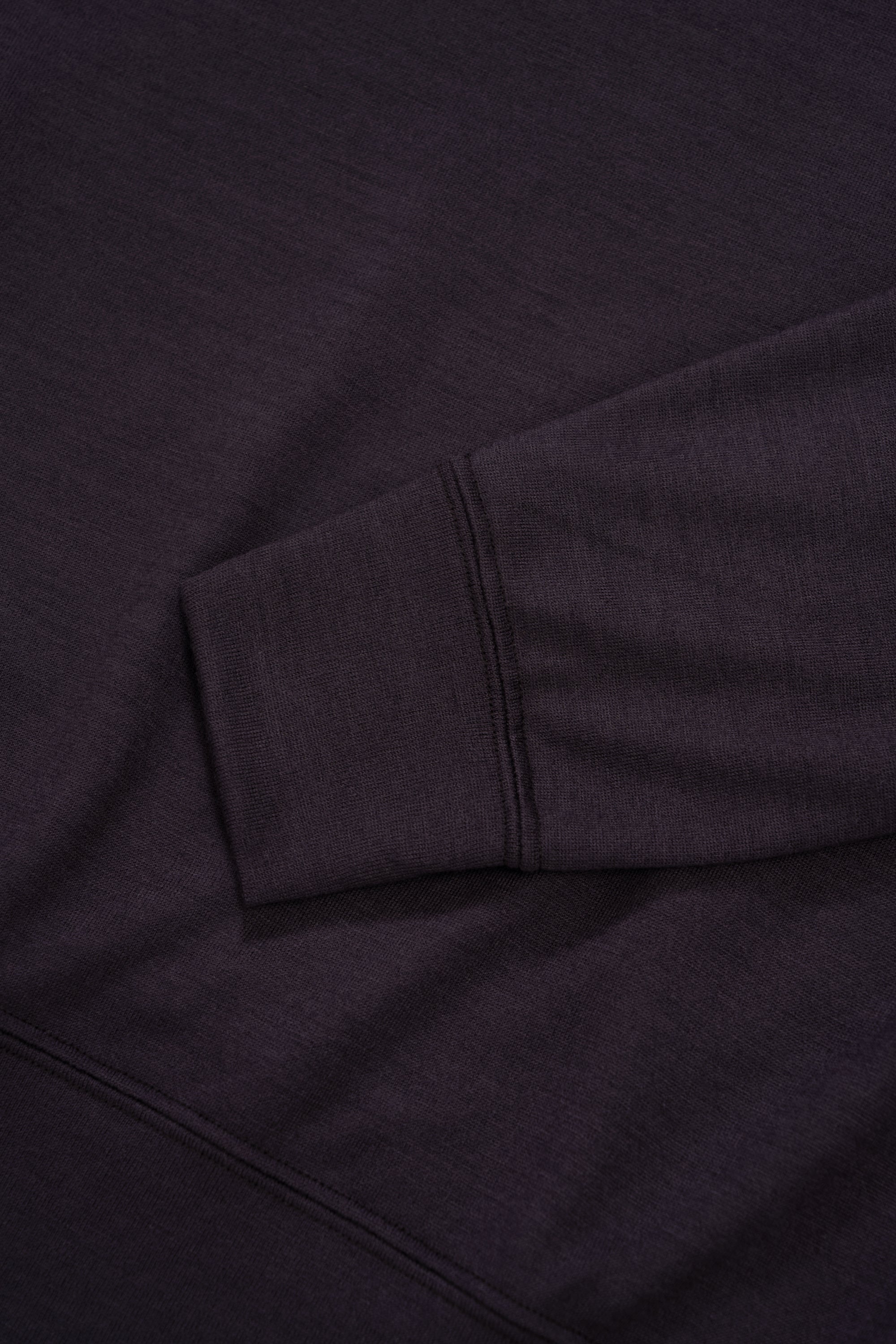 WOOL JERSEY SWEATER - DARK PURPLE