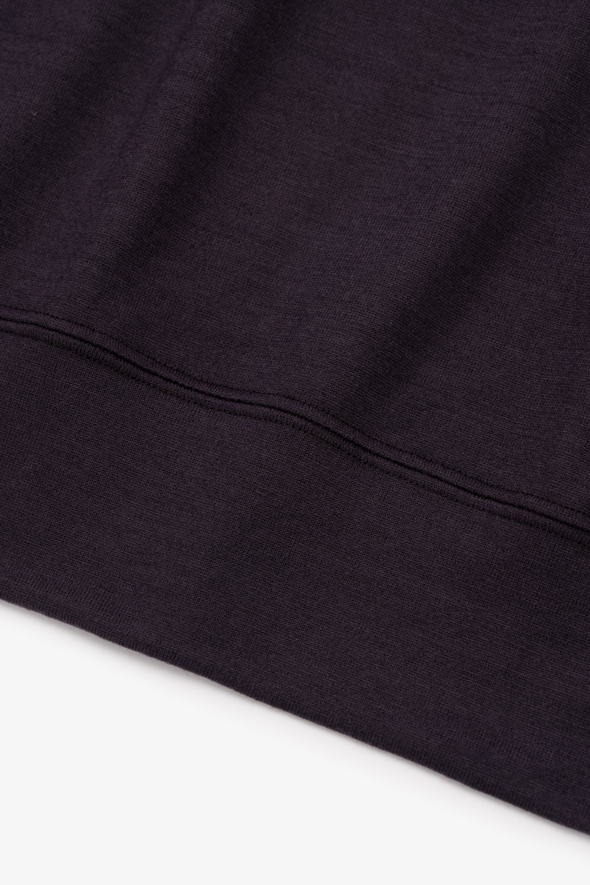 WOOL JERSEY SWEATER - DARK PURPLE