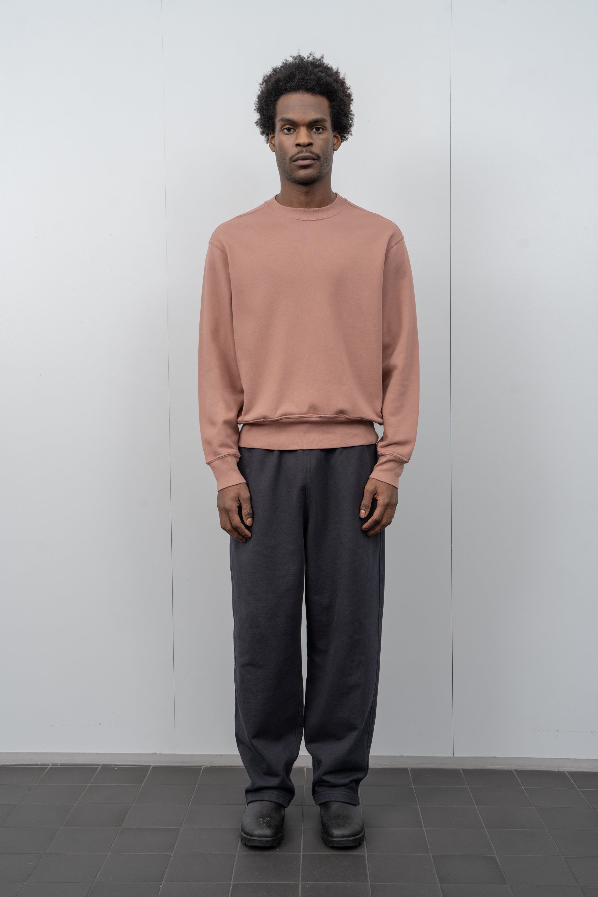 RELAXED SWEATSHIRT - DEEP MAUVE