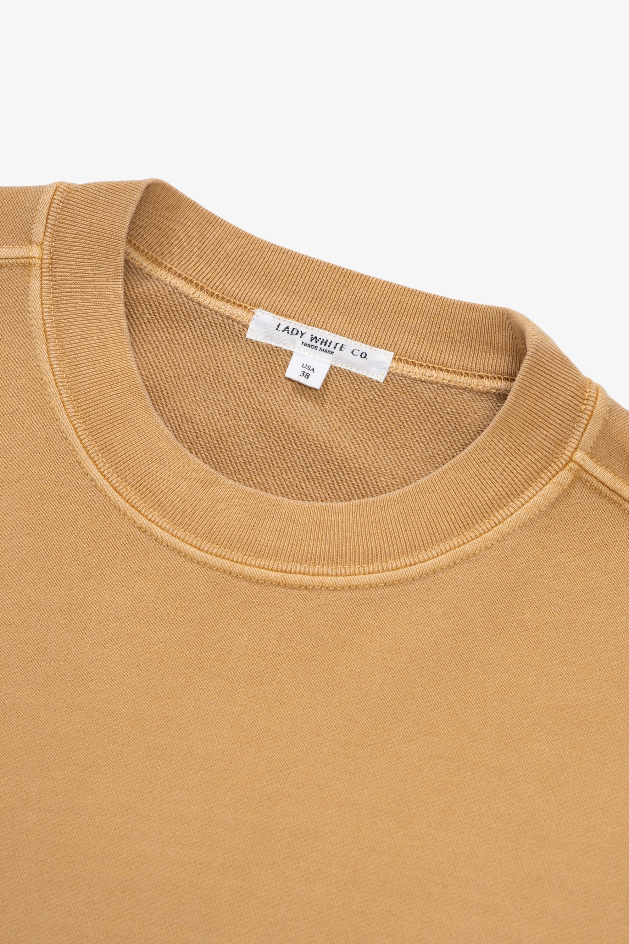 RELAXED SWEATSHIRT - MUSTARD PIGMENT