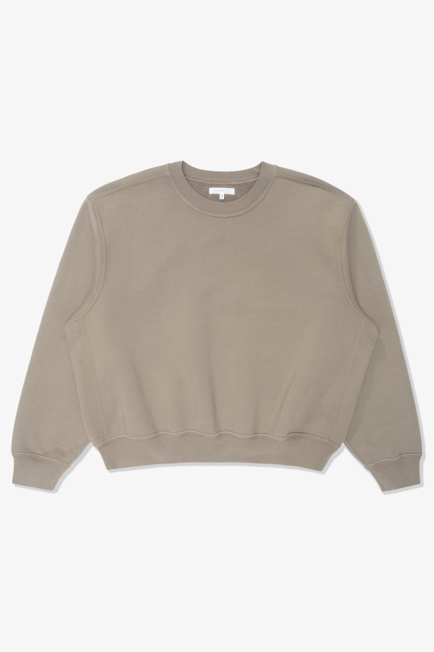 Overhead lay-flat image of LW612 Mini Crewneck