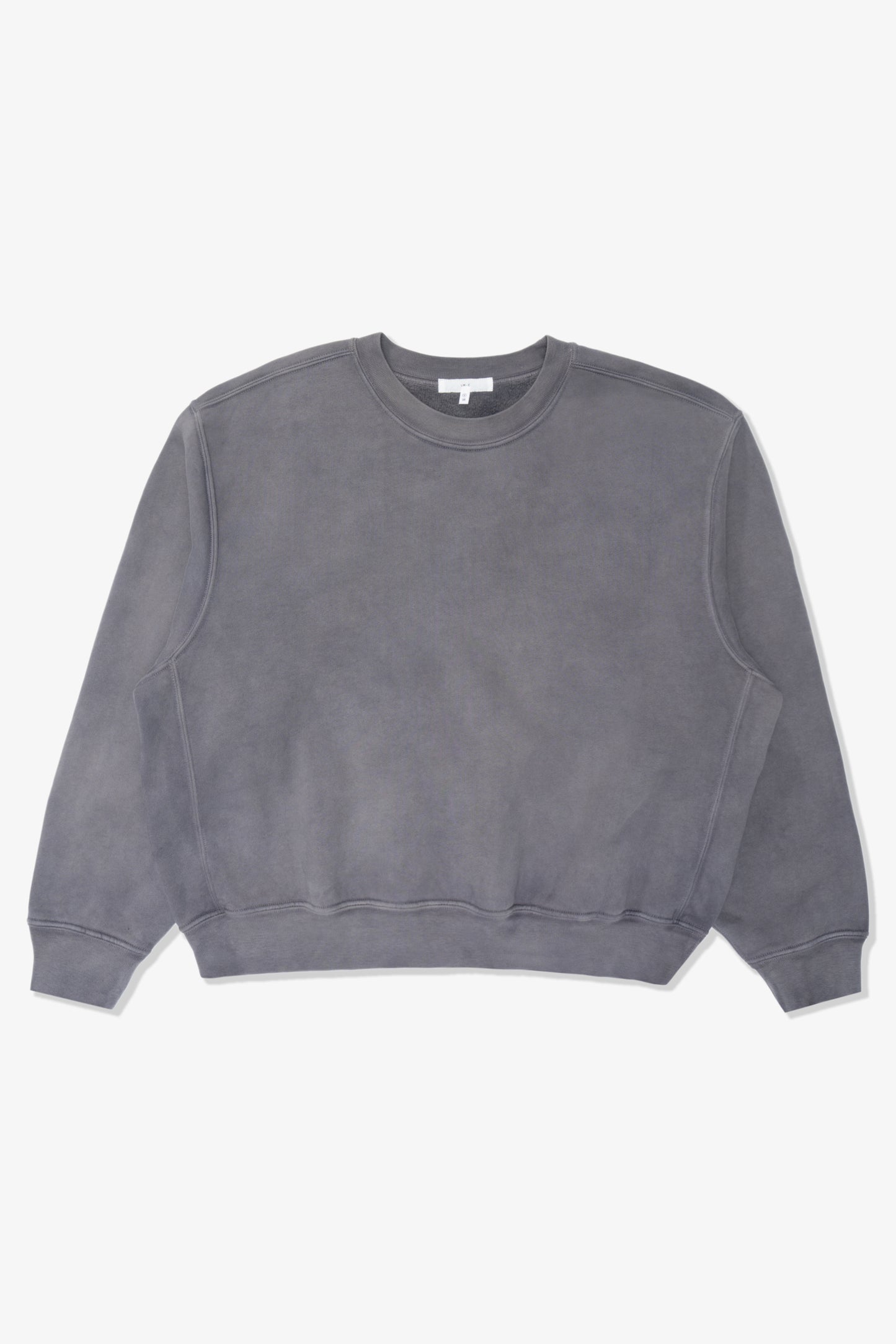 Overhead lay-flat image of LW612 Mini Crewneck