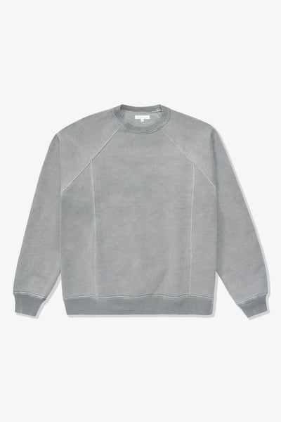 L美品OVY Pigment Damage Crew Neck Sweat Pigment Damage Processing Crew Neck Sweat (black) | OVY