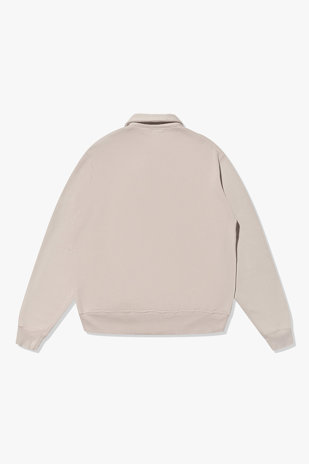 Plus Grey Marl Quarter Zip Up Sweatshirt