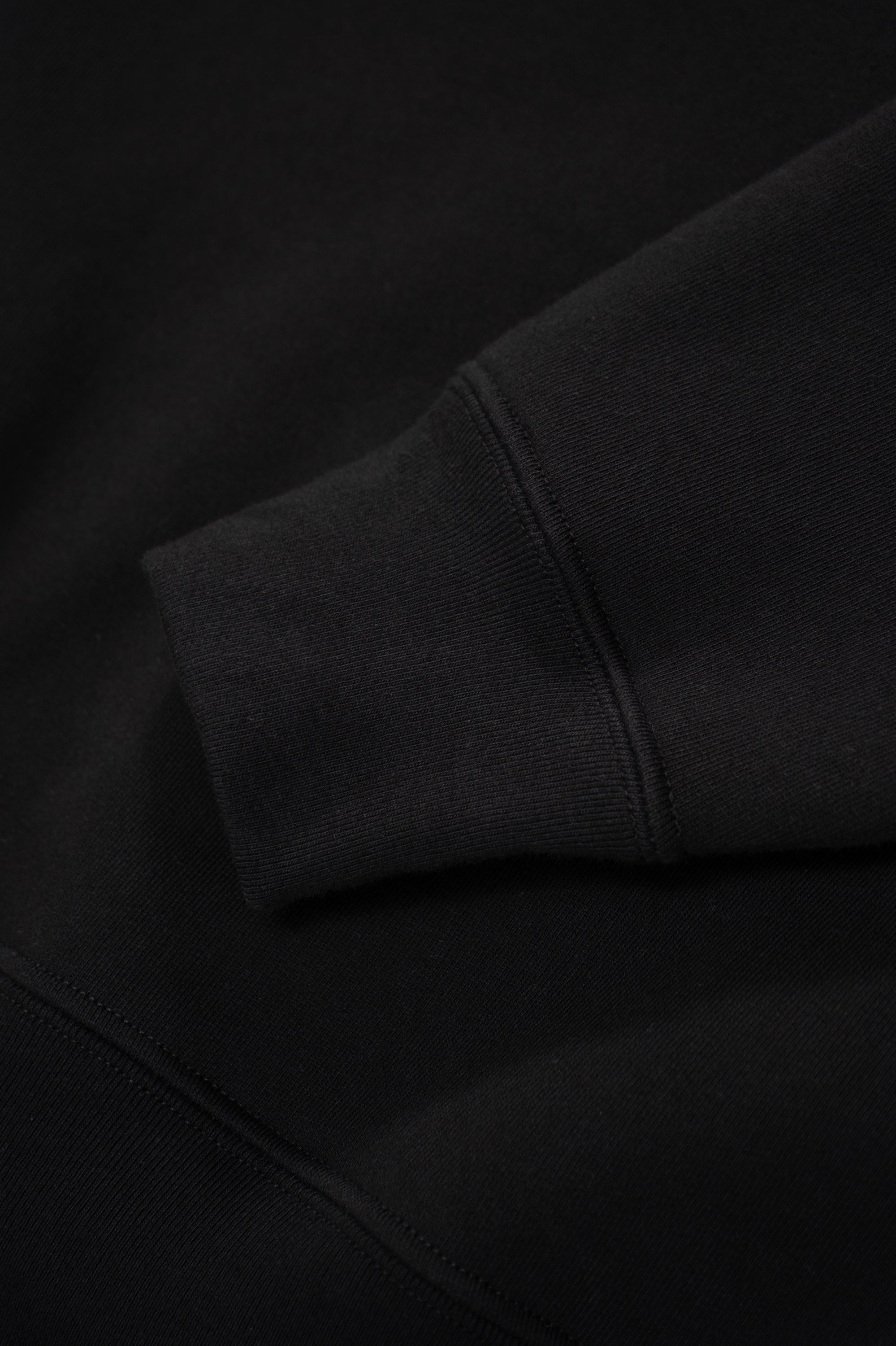 Cuff detail of LW636C Quarter Zip Sweatshirt