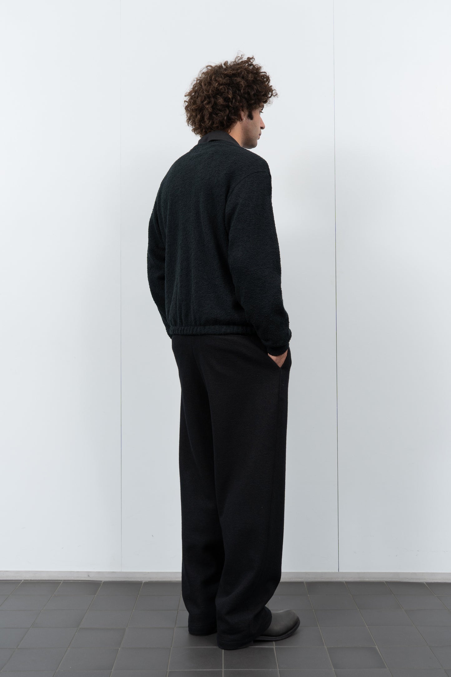 TEDDY CARDIGAN - BLACK