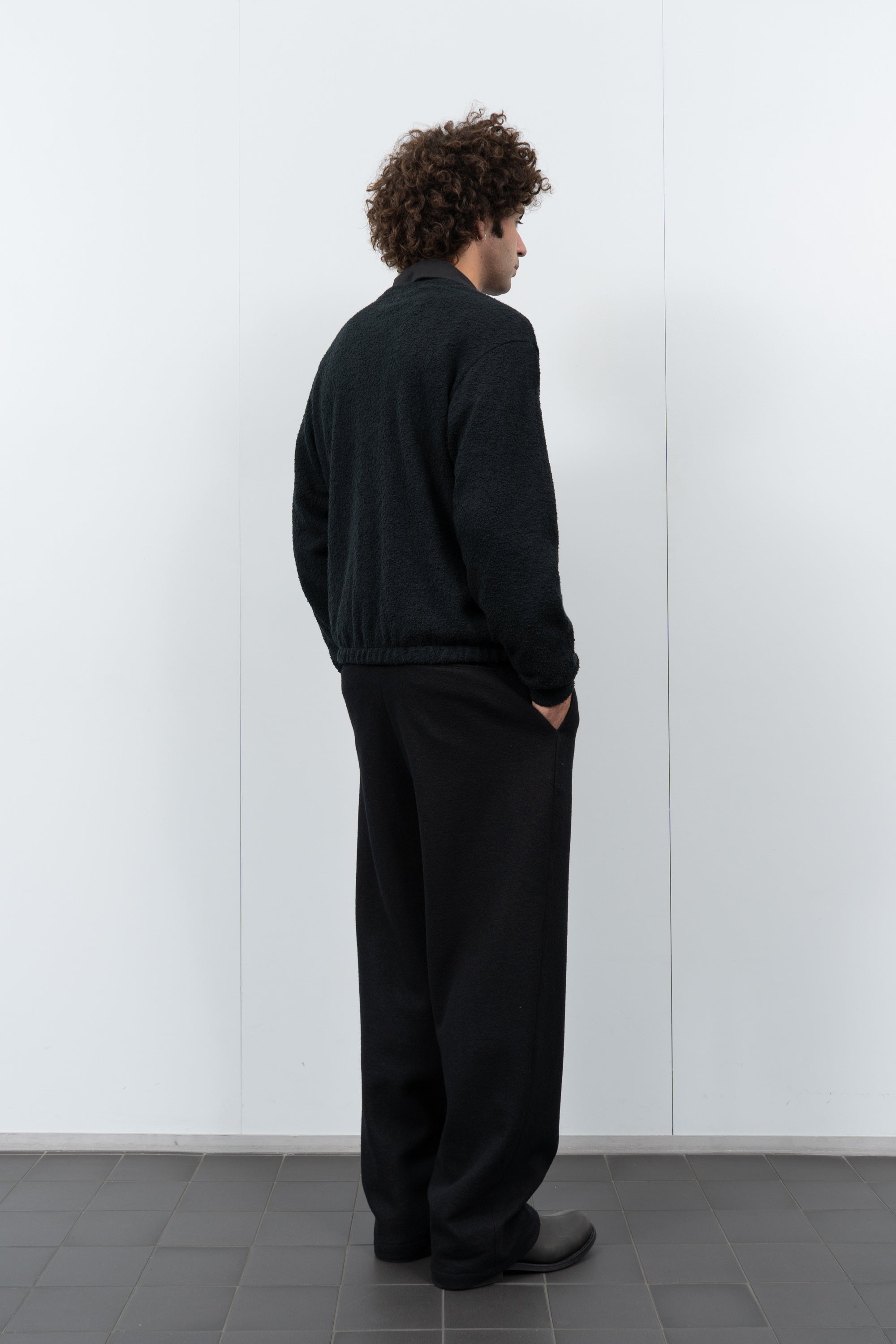 TEDDY CARDIGAN - BLACK