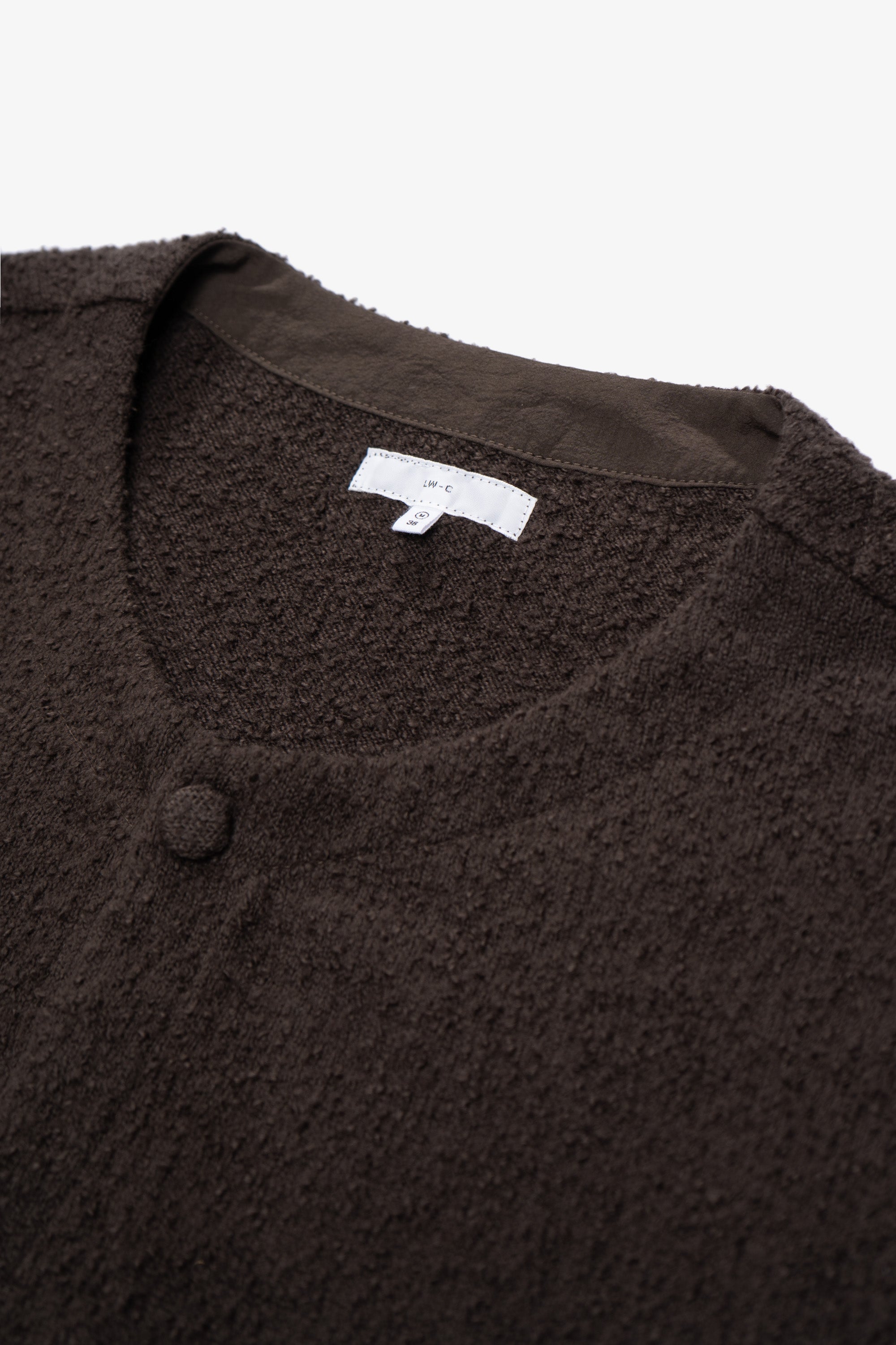 TEDDY CARDIGAN - BLACK MUSHROOM