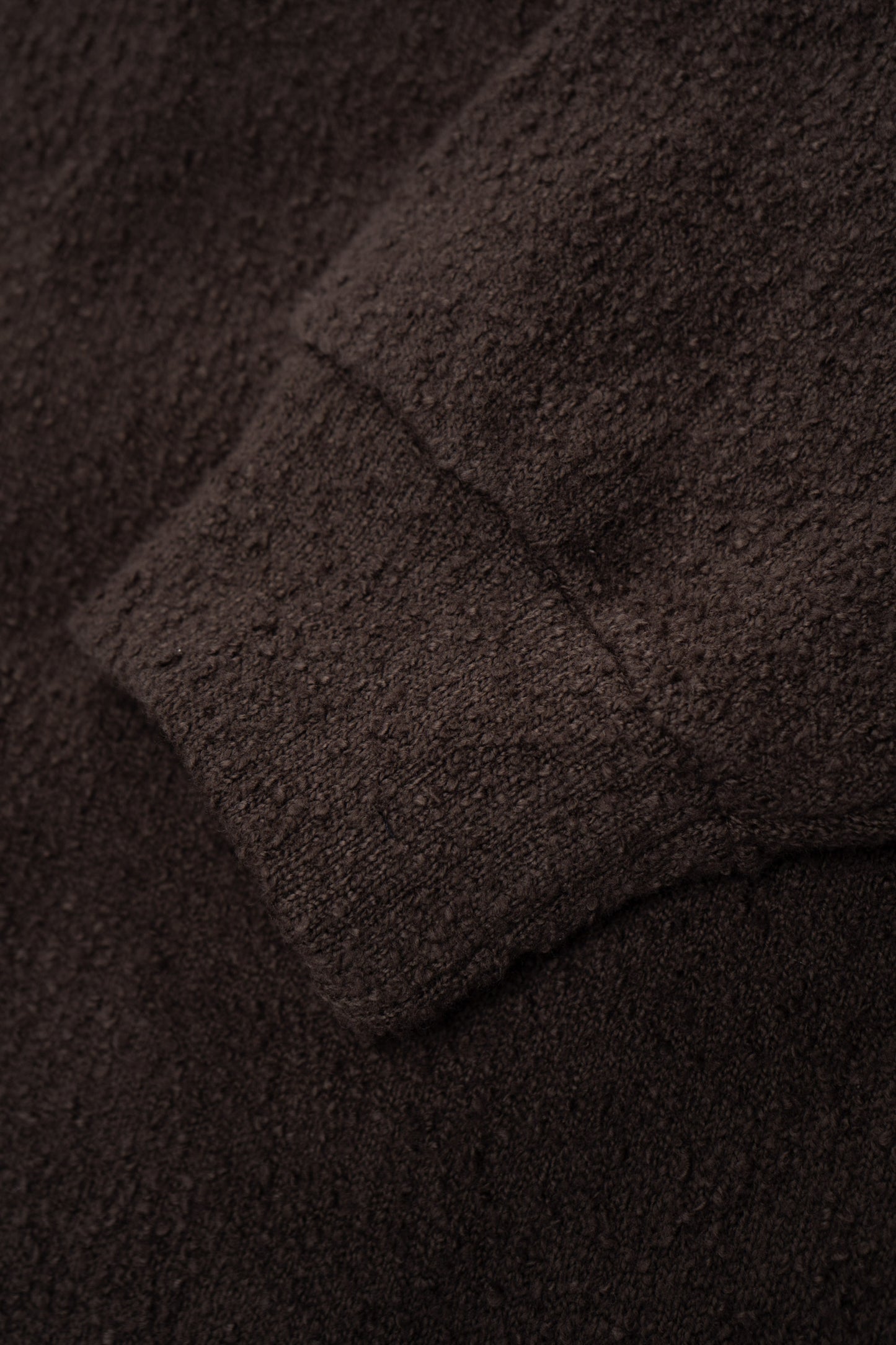 TEDDY CARDIGAN - BLACK MUSHROOM