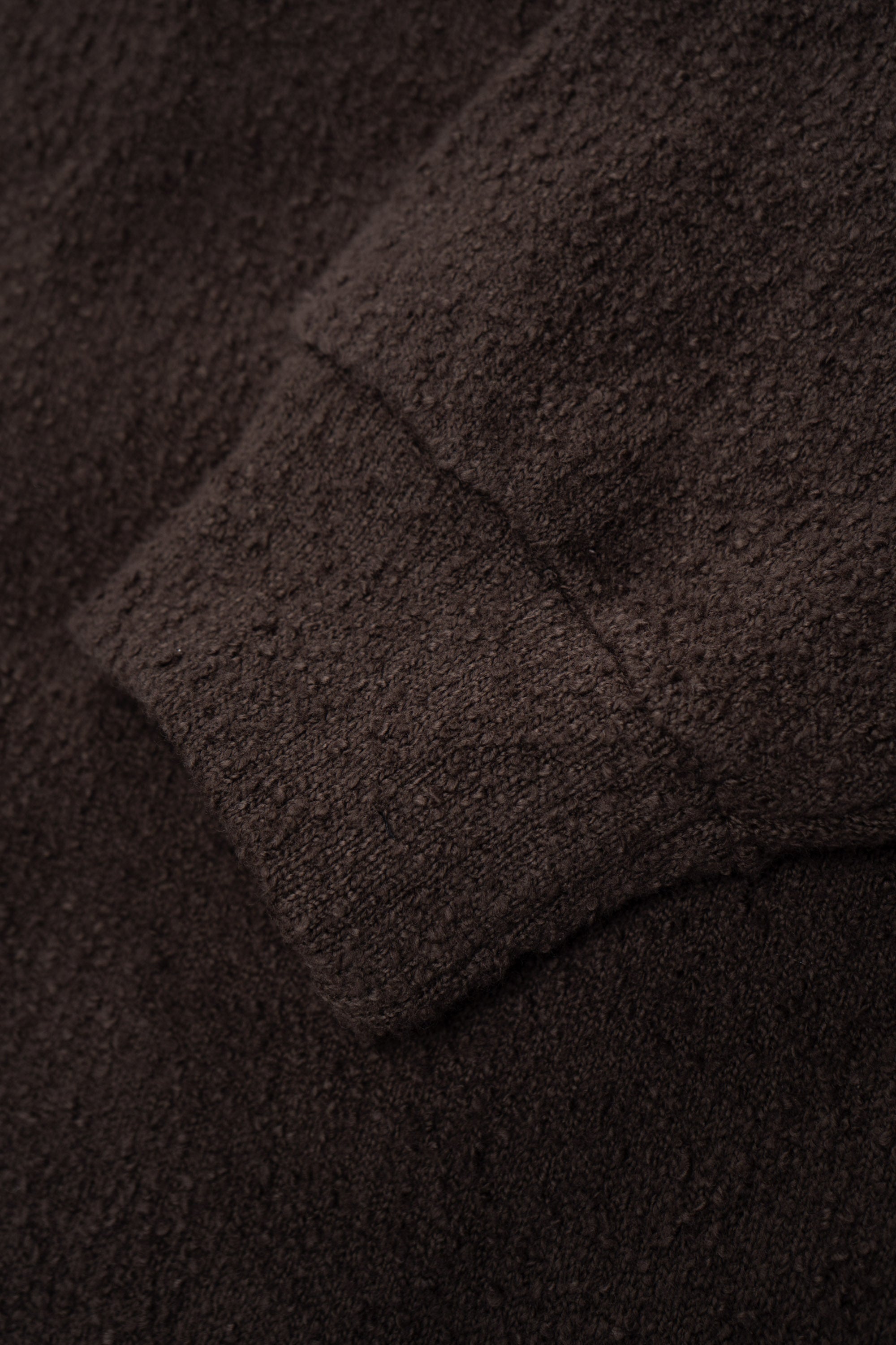 TEDDY CARDIGAN - BLACK MUSHROOM