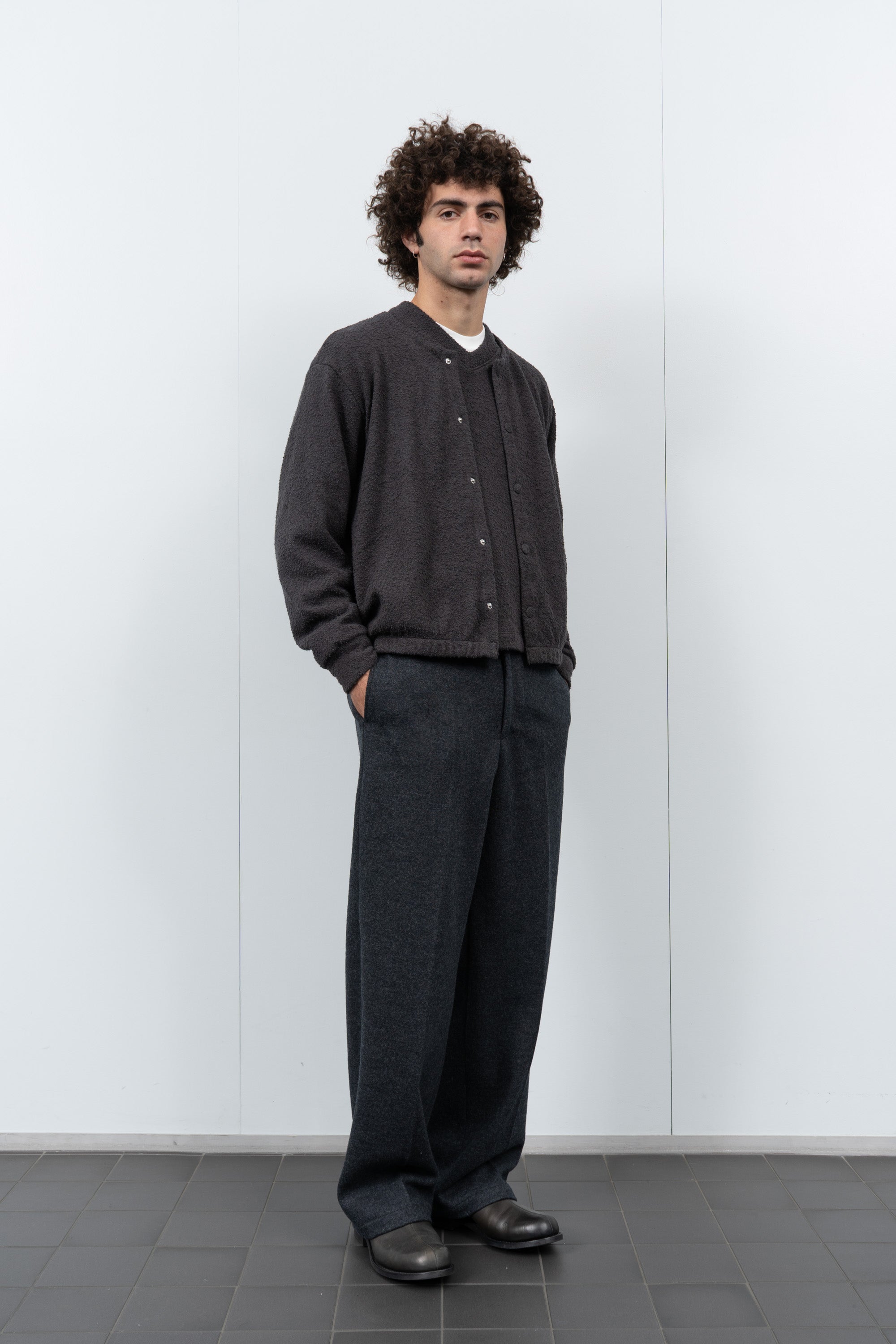 TEDDY CARDIGAN - SHADOW