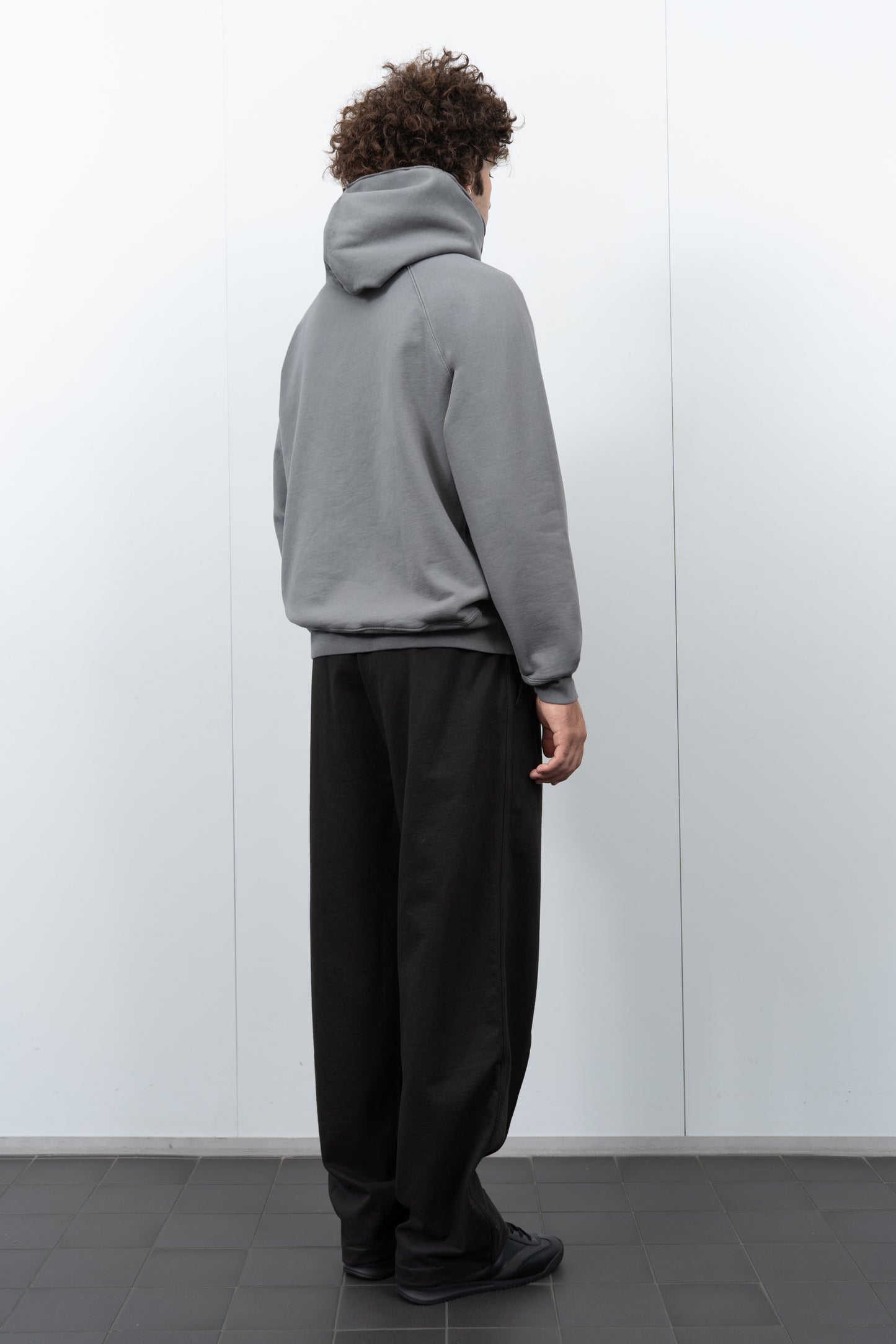 LW680 Super Weighted Hoodie on a model