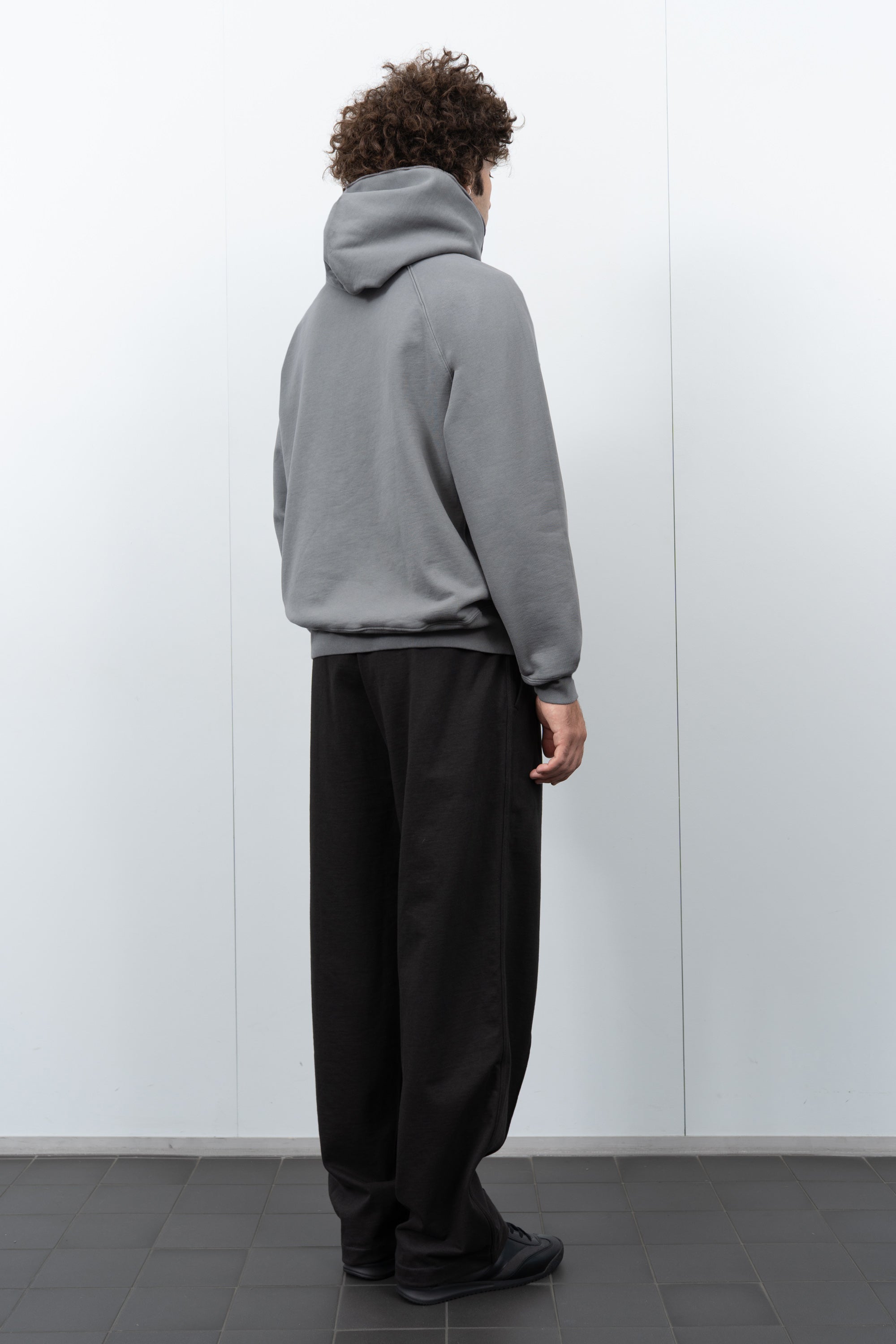 LW680 Super Weighted Hoodie on a model