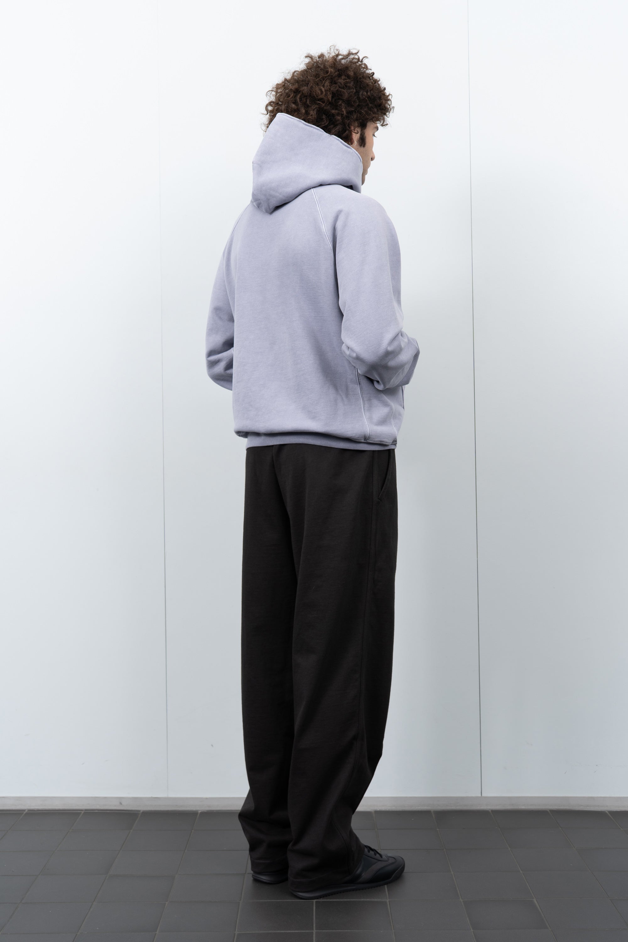 LW680 Super Weighted Hoodie on a model