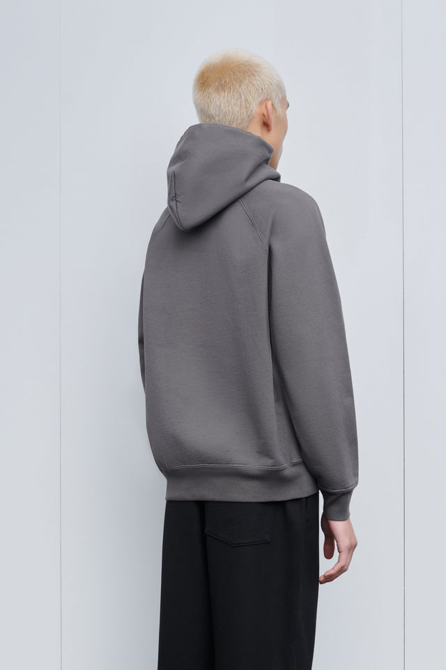 SUPER WEIGHTED HOODIE PEWTER LADY WHITE CO.