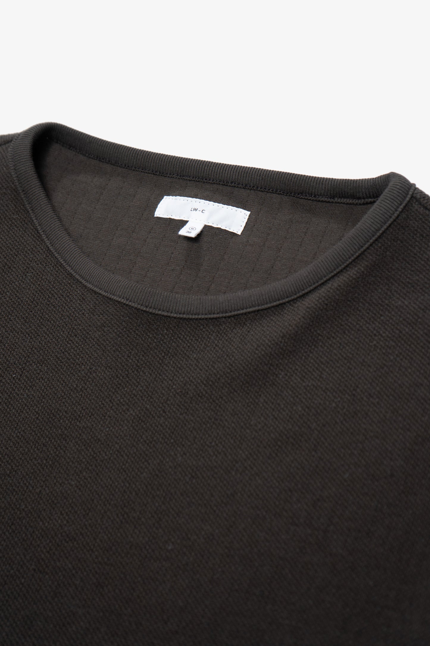 DOUBLE KNIT SWEATER - BLACK MUSHROOM