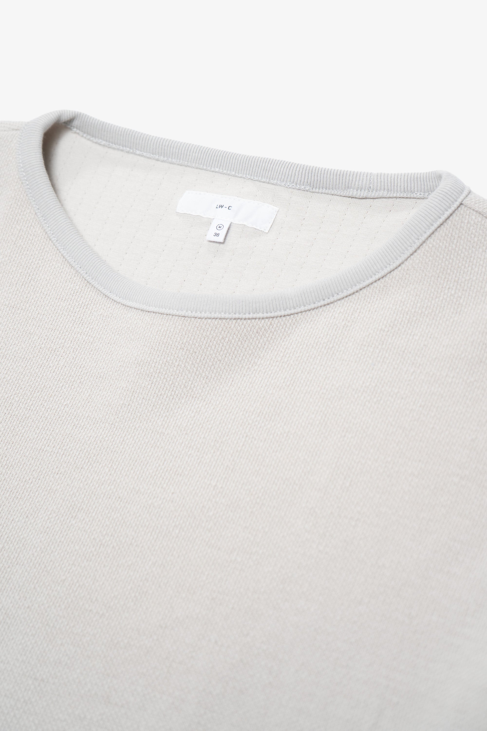 DOUBLE KNIT SWEATER - OAK GREY