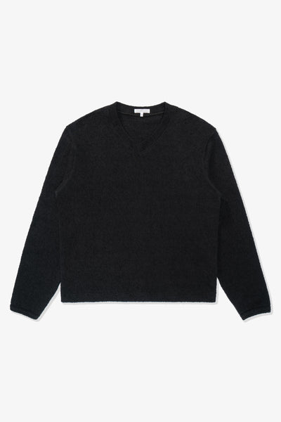 TEDDY HIGH V-NECK - BLACK – LADY WHITE CO.