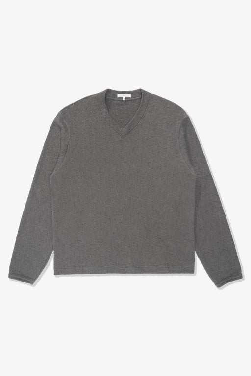 TEDDY HIGH V-NECK - KELP