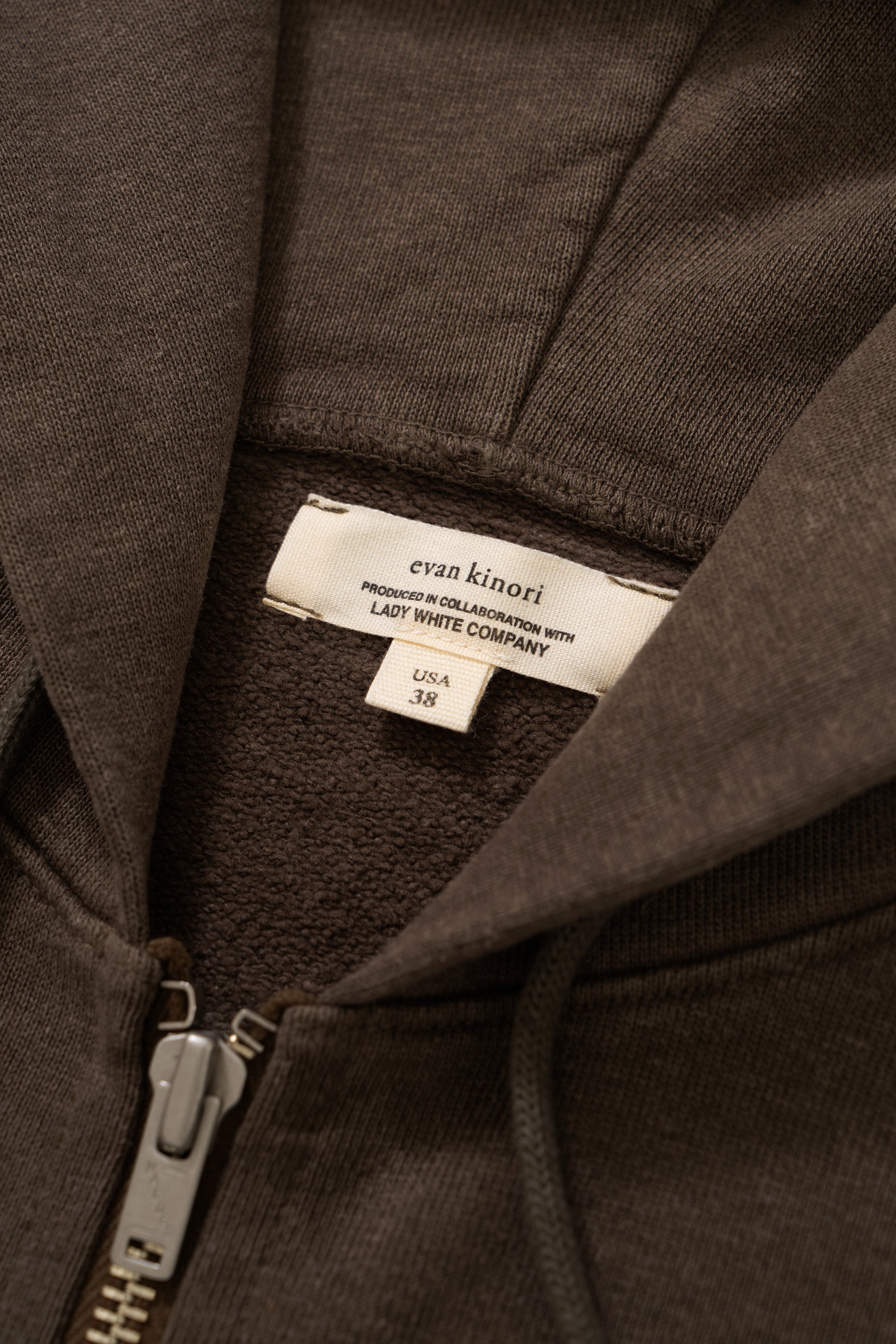 LW - C x EVAN KINORI ZIP HOODIE - EARTH