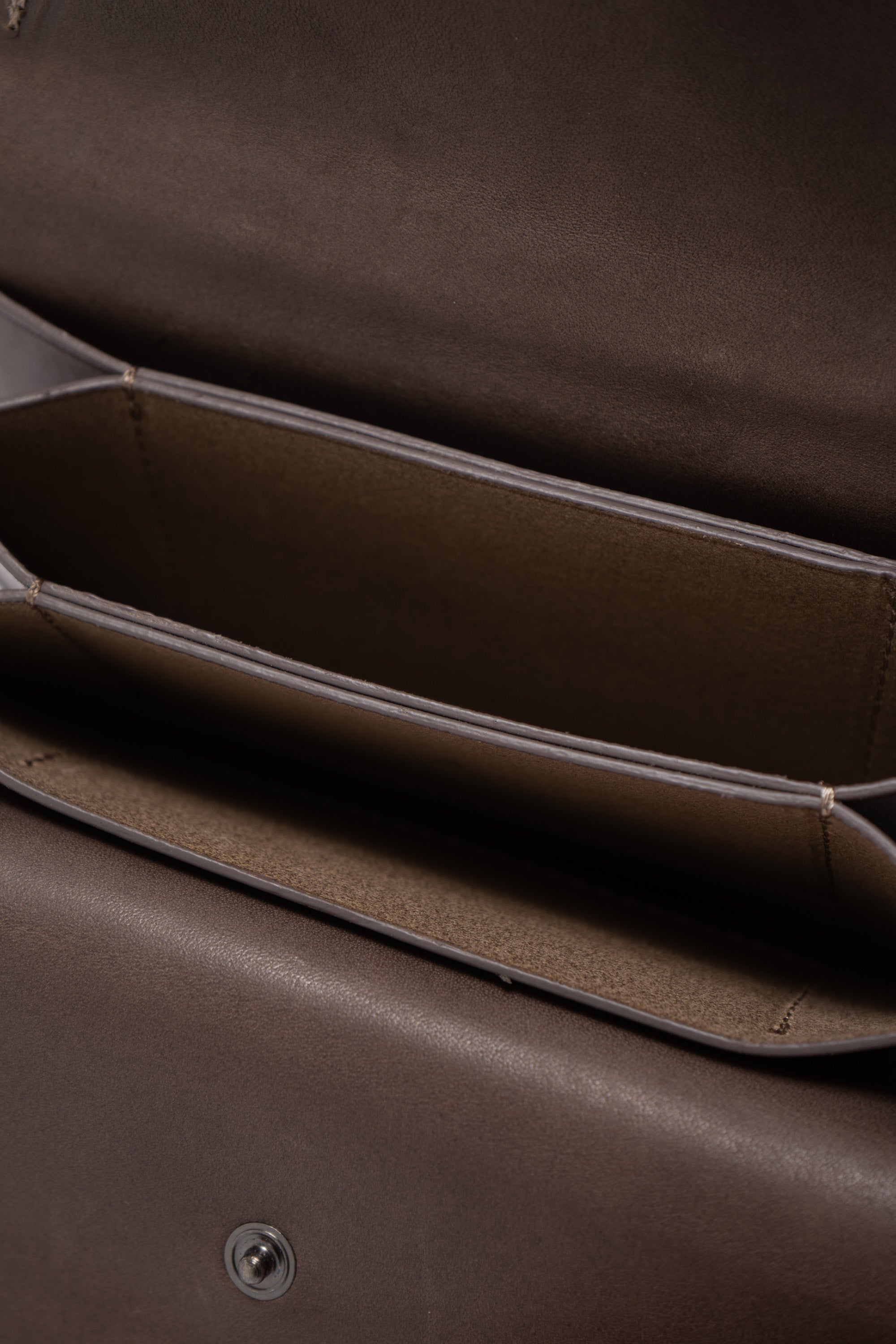 LW - C x KAPTAIN SUNSHINE LEATHER POUCH - BROWN SMOOTH