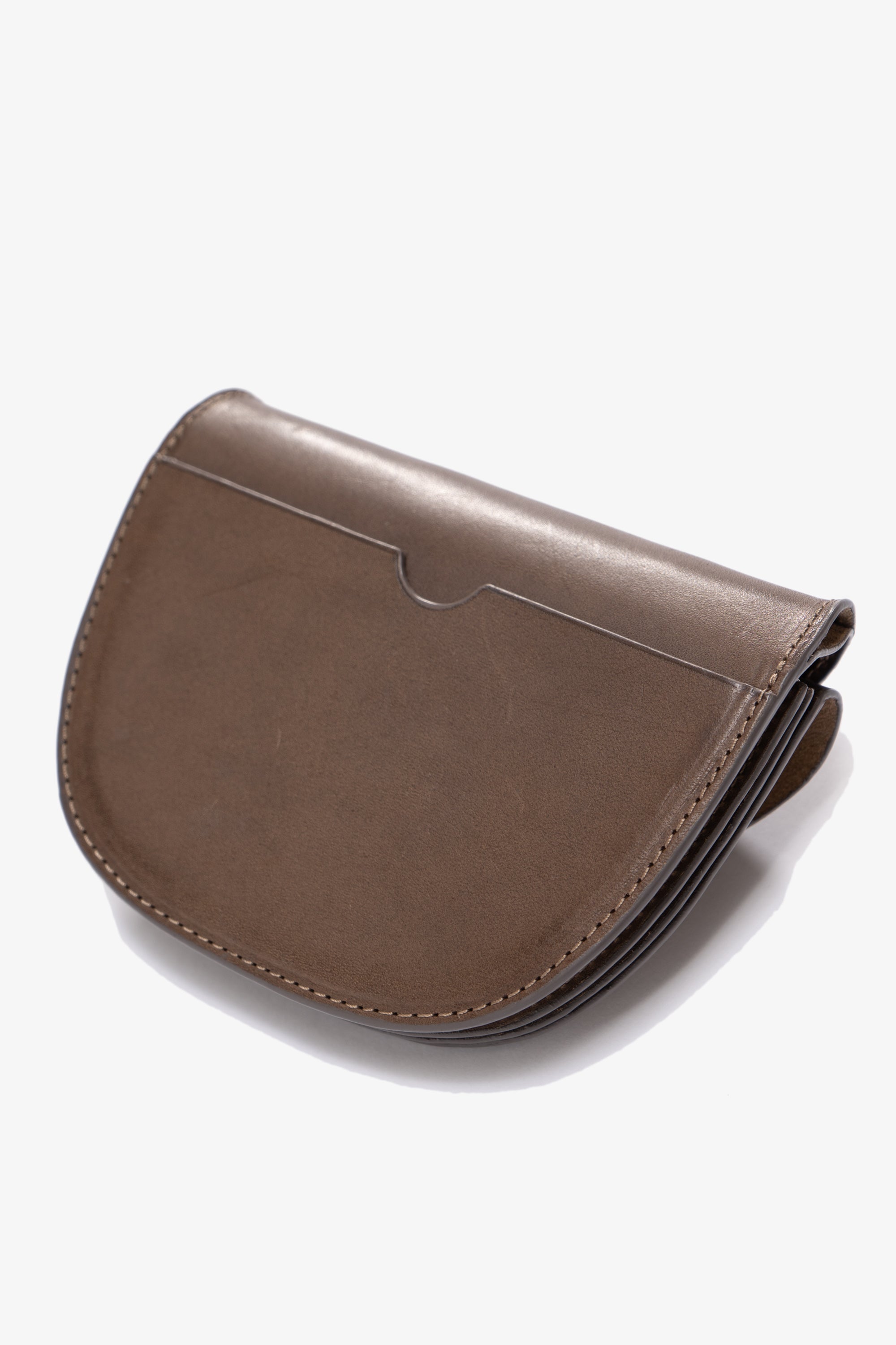 LW - C x KAPTAIN SUNSHINE LEATHER POUCH - BROWN SMOOTH – LADY