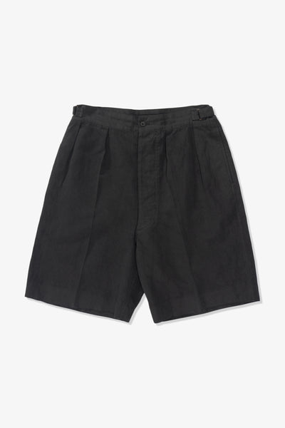 LW - C x KAPTAIN SUNSHINE COTTON LINEN SHORT - CHARCOAL – LADY