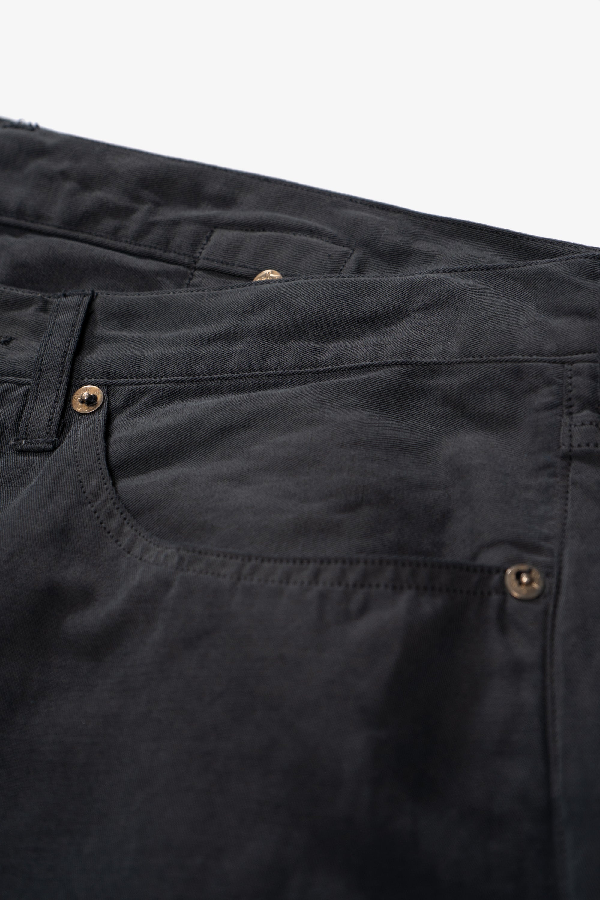 LW - C x KAPTAIN SUNSHINE COTTON LINEN PANT - CHARCOAL