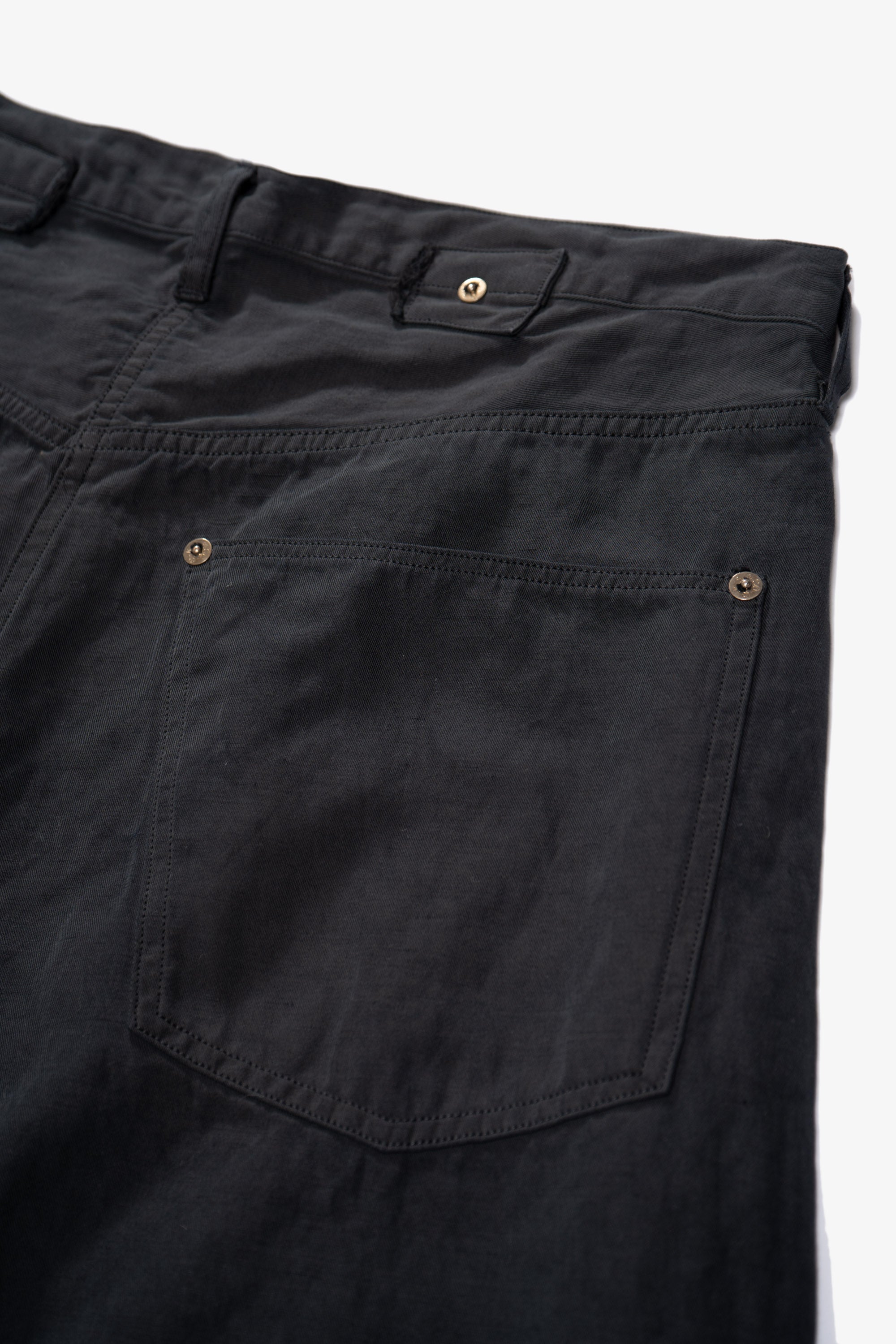 LW - C x KAPTAIN SUNSHINE COTTON LINEN PANT - CHARCOAL – LADY