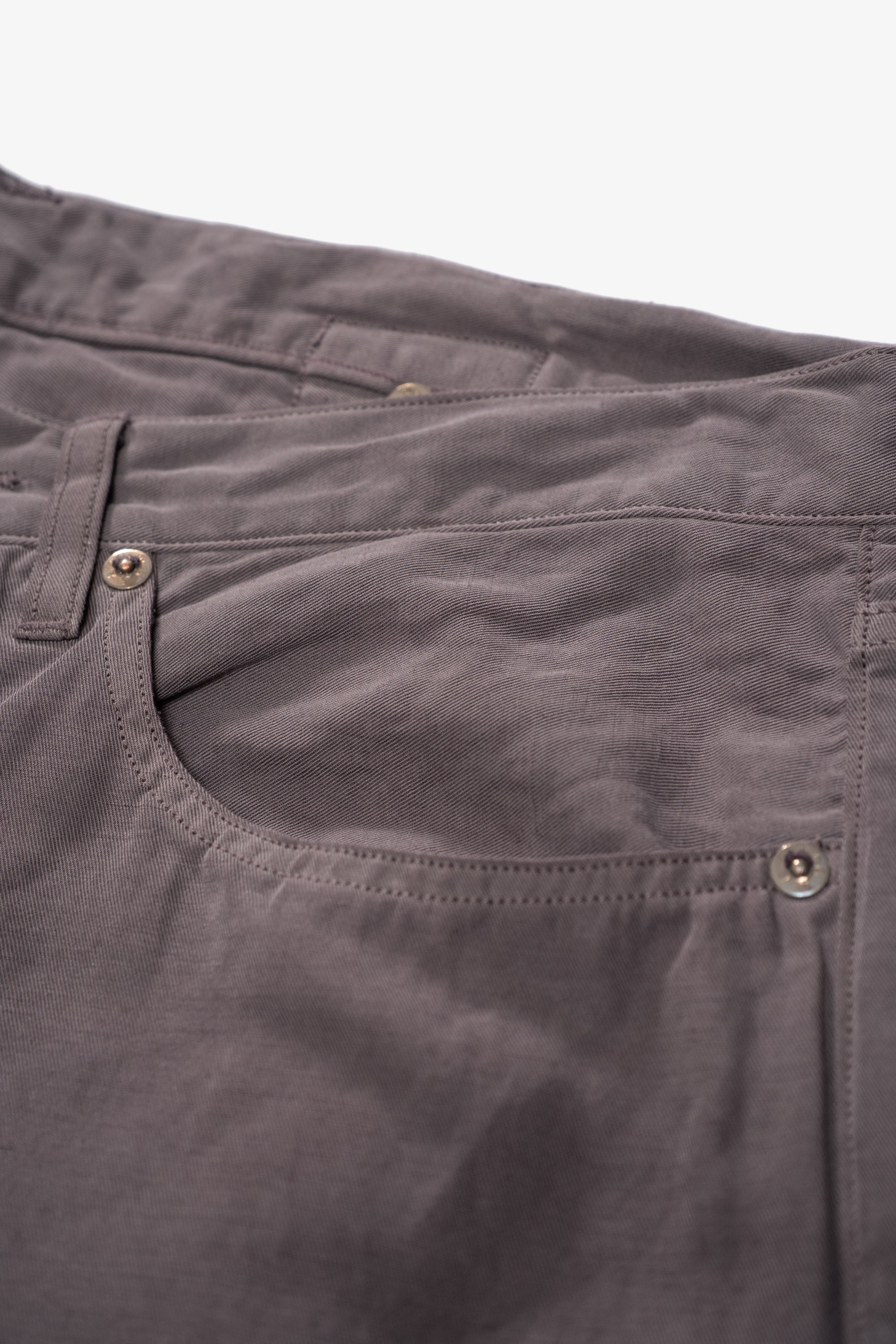 LW - C x KAPTAIN SUNSHINE COTTON LINEN PANT - DUST GREY
