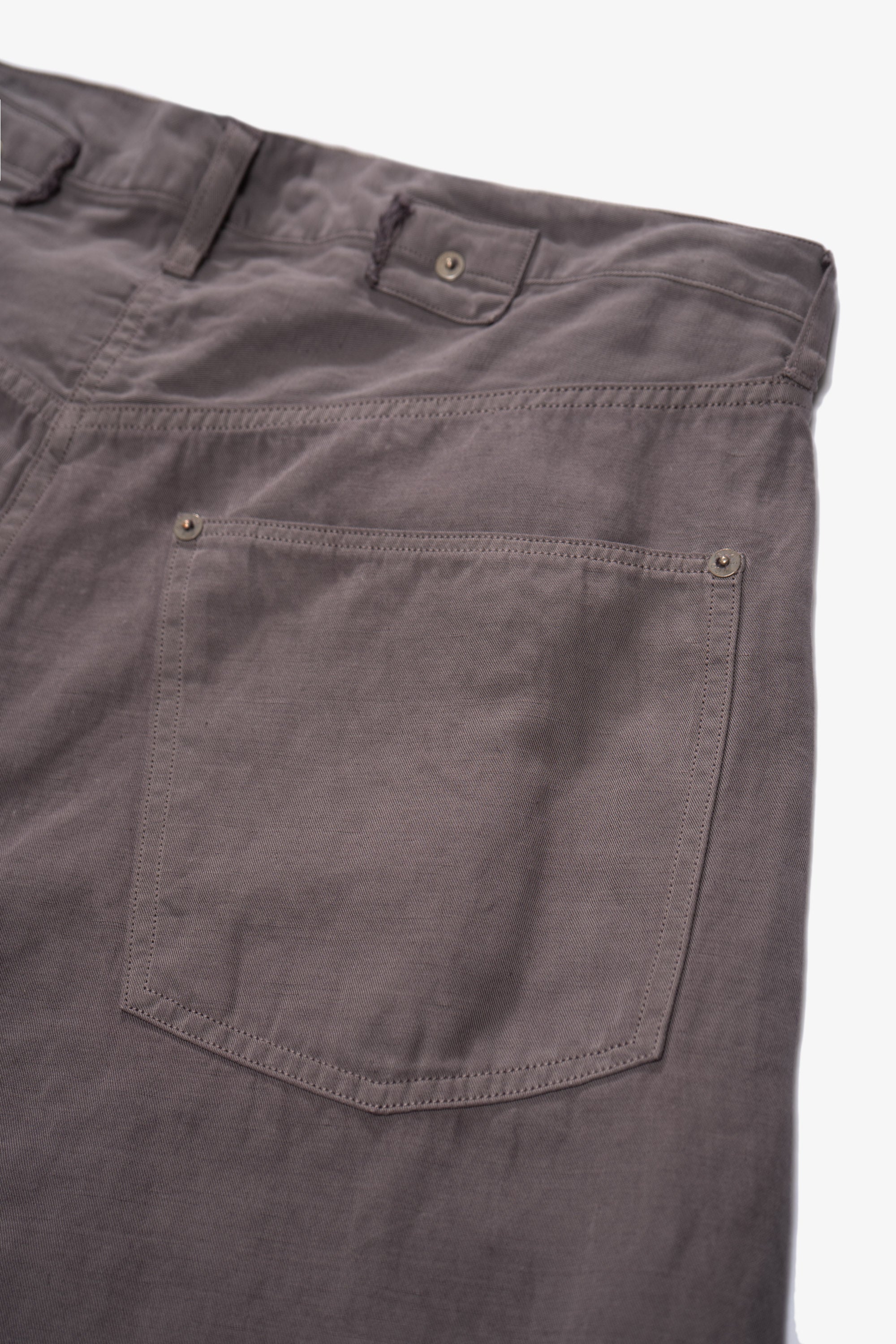 LW - C x KAPTAIN SUNSHINE COTTON LINEN PANT - DUST GREY