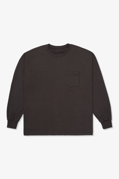 LW - C x KAPTAIN SUNSHINE L/S STRIPE T-SHIRT - GRAY – LADY WHITE CO.