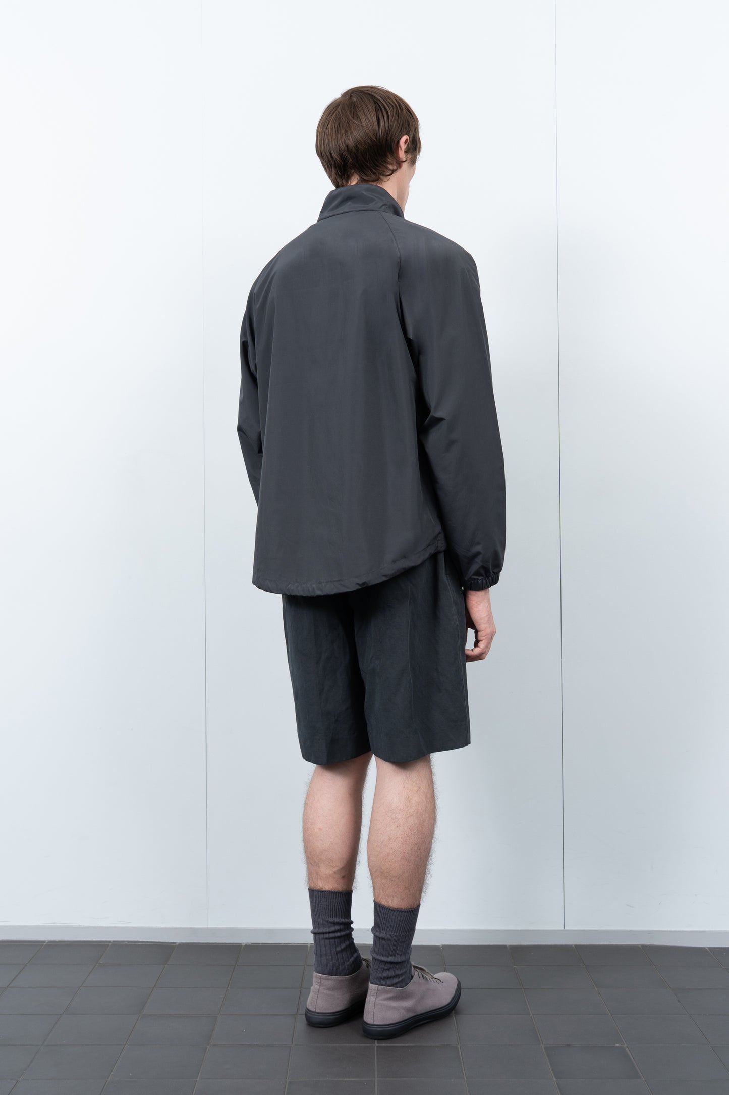 LW - C x KAPTAIN SUNSHINE SILK POLY PULLOVER - NAVY