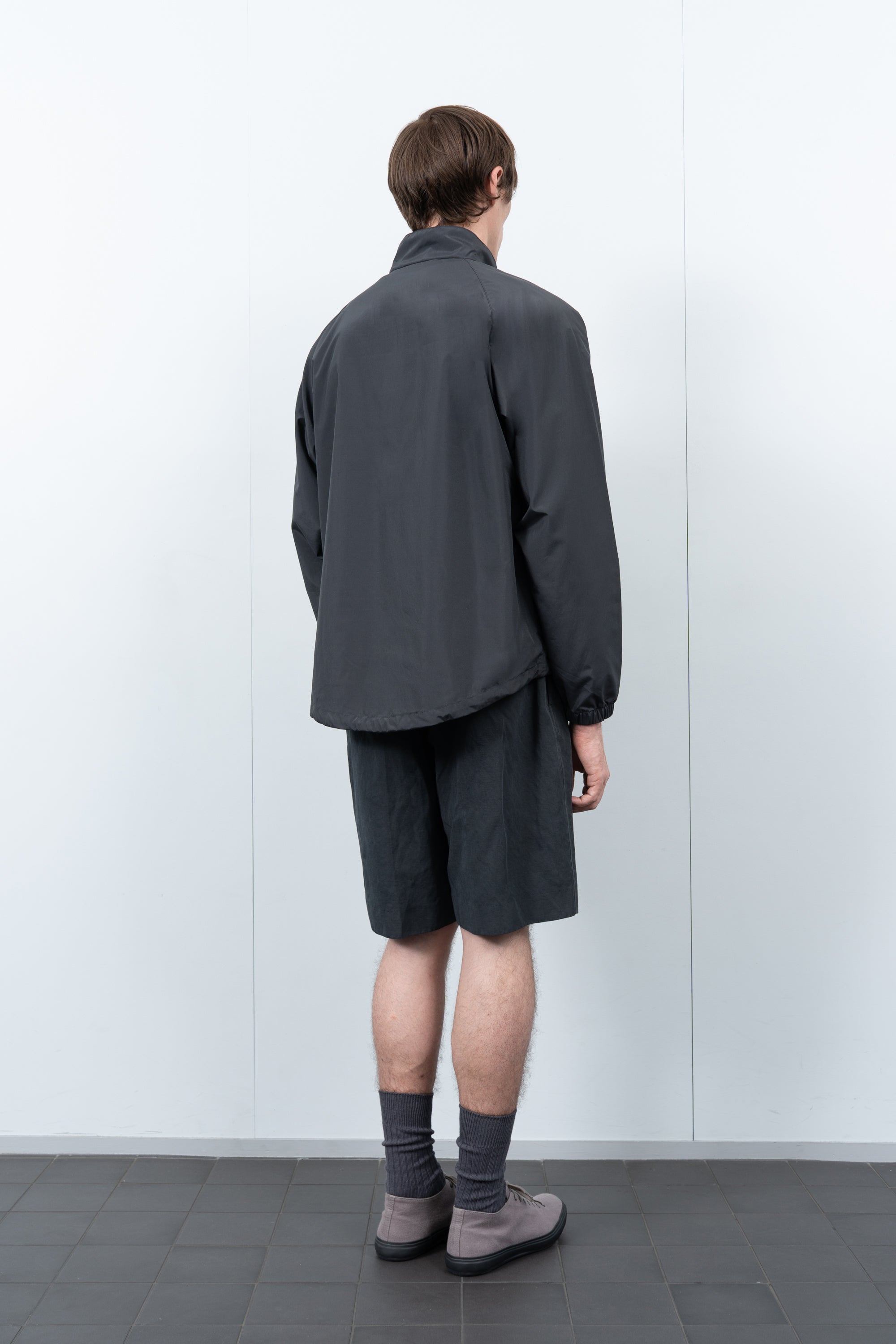 LW - C x KAPTAIN SUNSHINE SILK POLY PULLOVER - NAVY