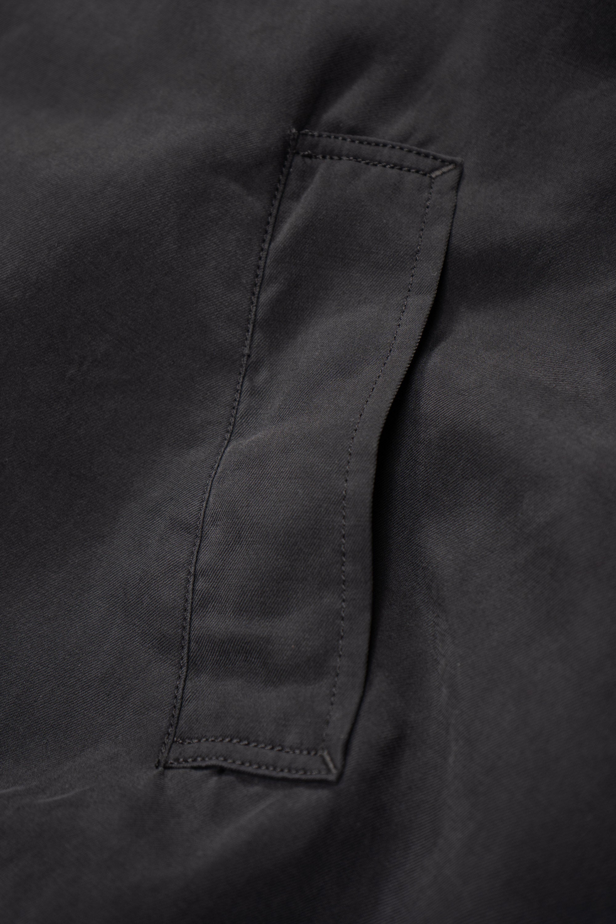 LW - C x KAPTAIN SUNSHINE SILK ZIP JACKET - FADED BLACK