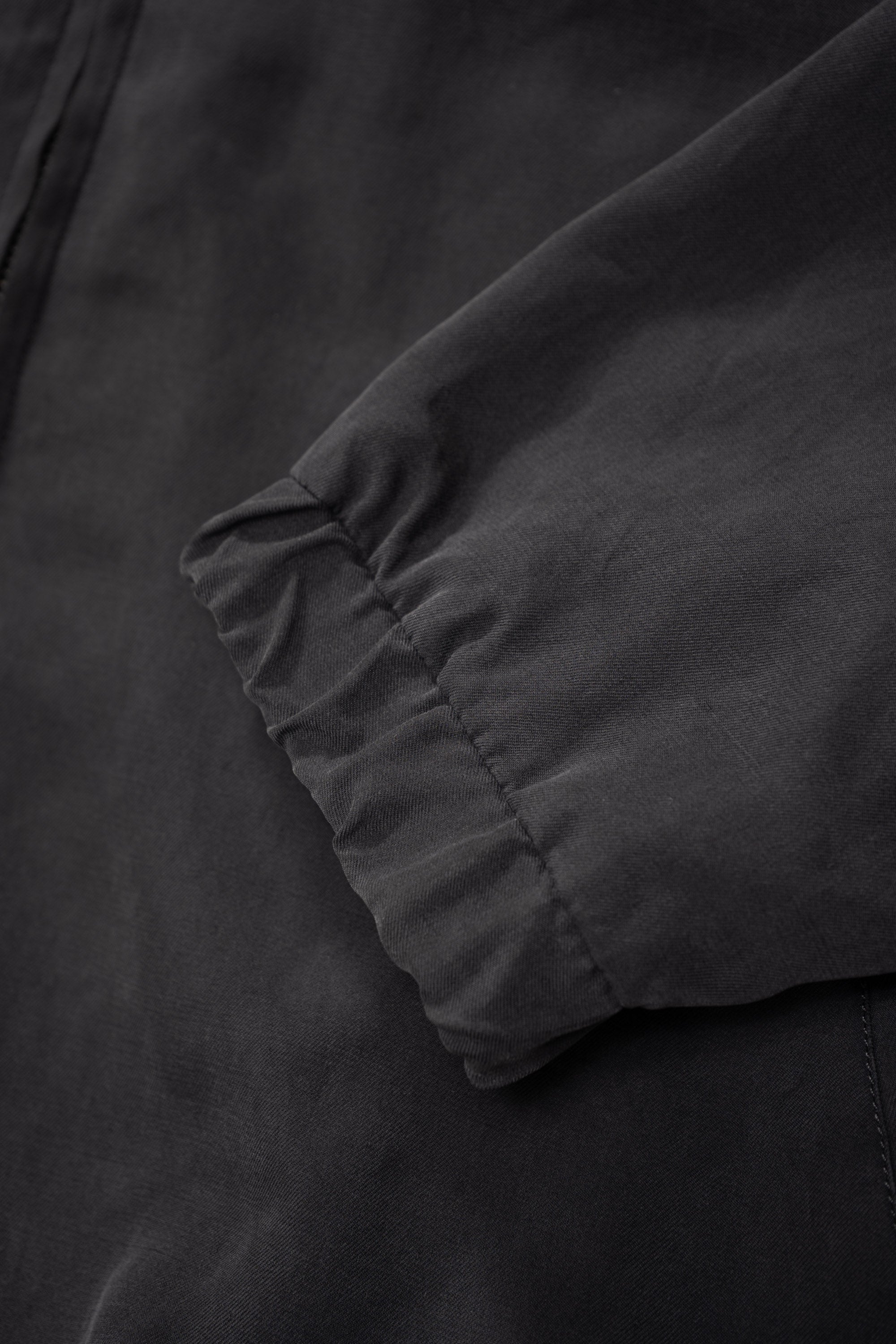 LW - C x KAPTAIN SUNSHINE SILK ZIP JACKET - FADED BLACK