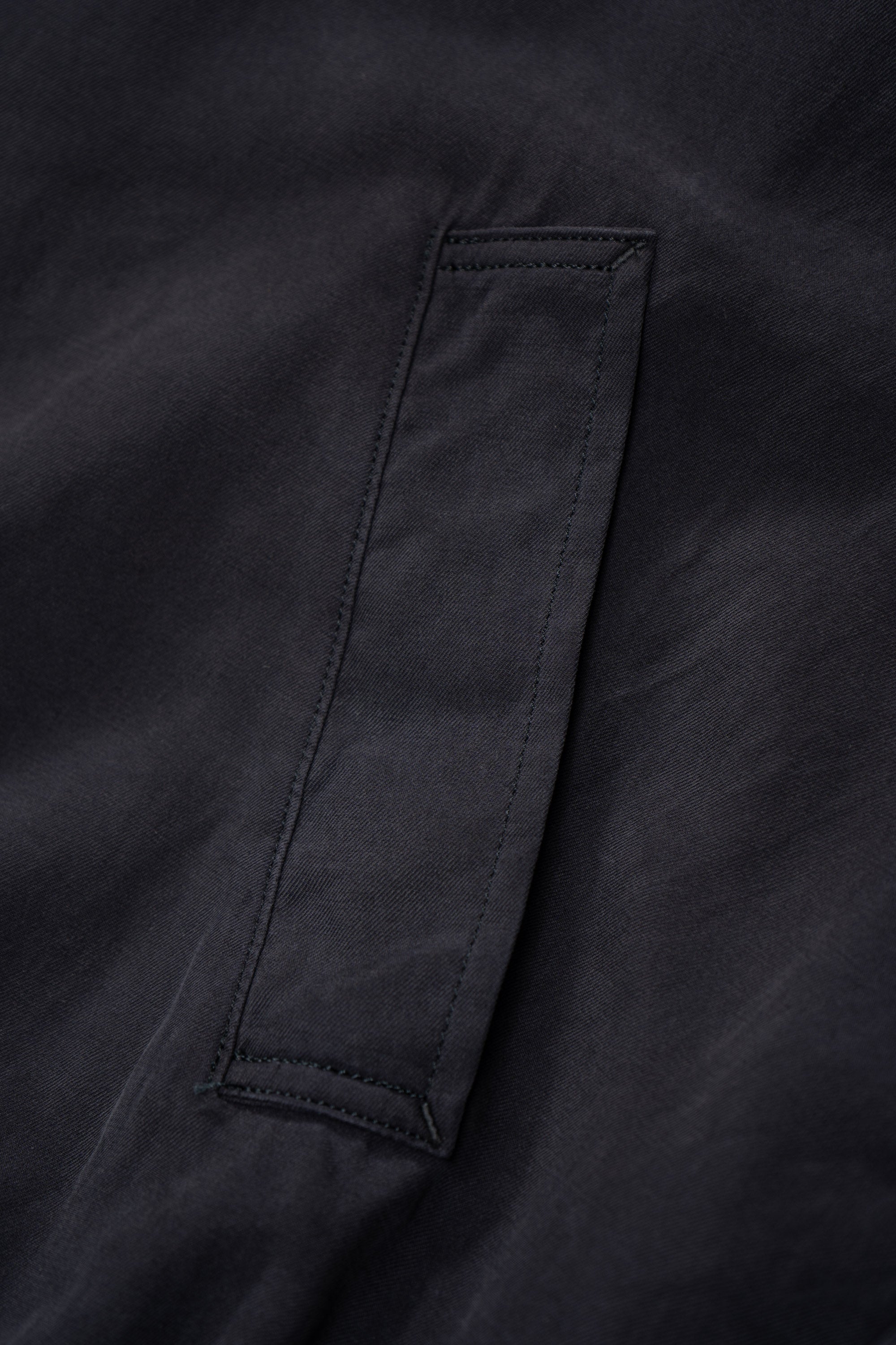 ジャケット・アウター darkwear black linen coating zip jacket JKCA_PT70RA-BLACK-CLOSED-FRONT