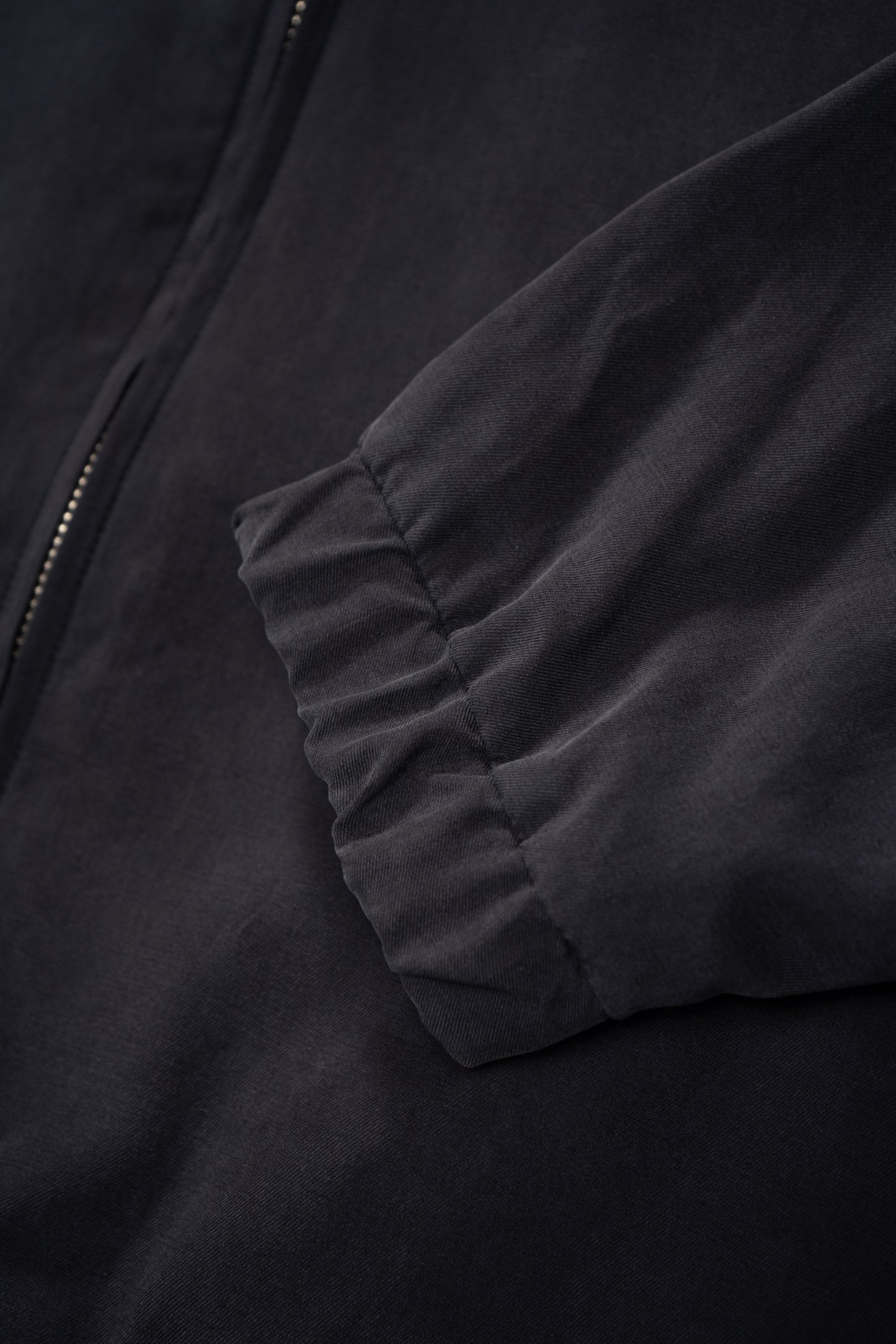 LW - C x KAPTAIN SUNSHINE SILK ZIP JACKET - NAVY